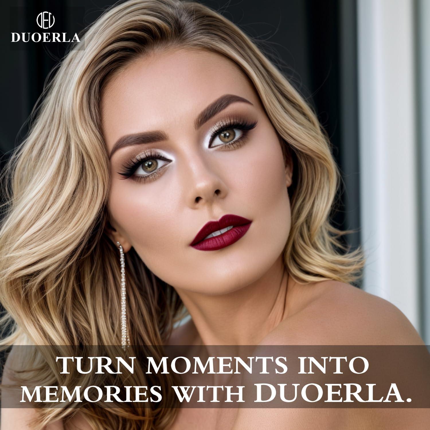 Kit de Pestañas Magnéticas DUOERLA - 7 Pares Ojos de Gato