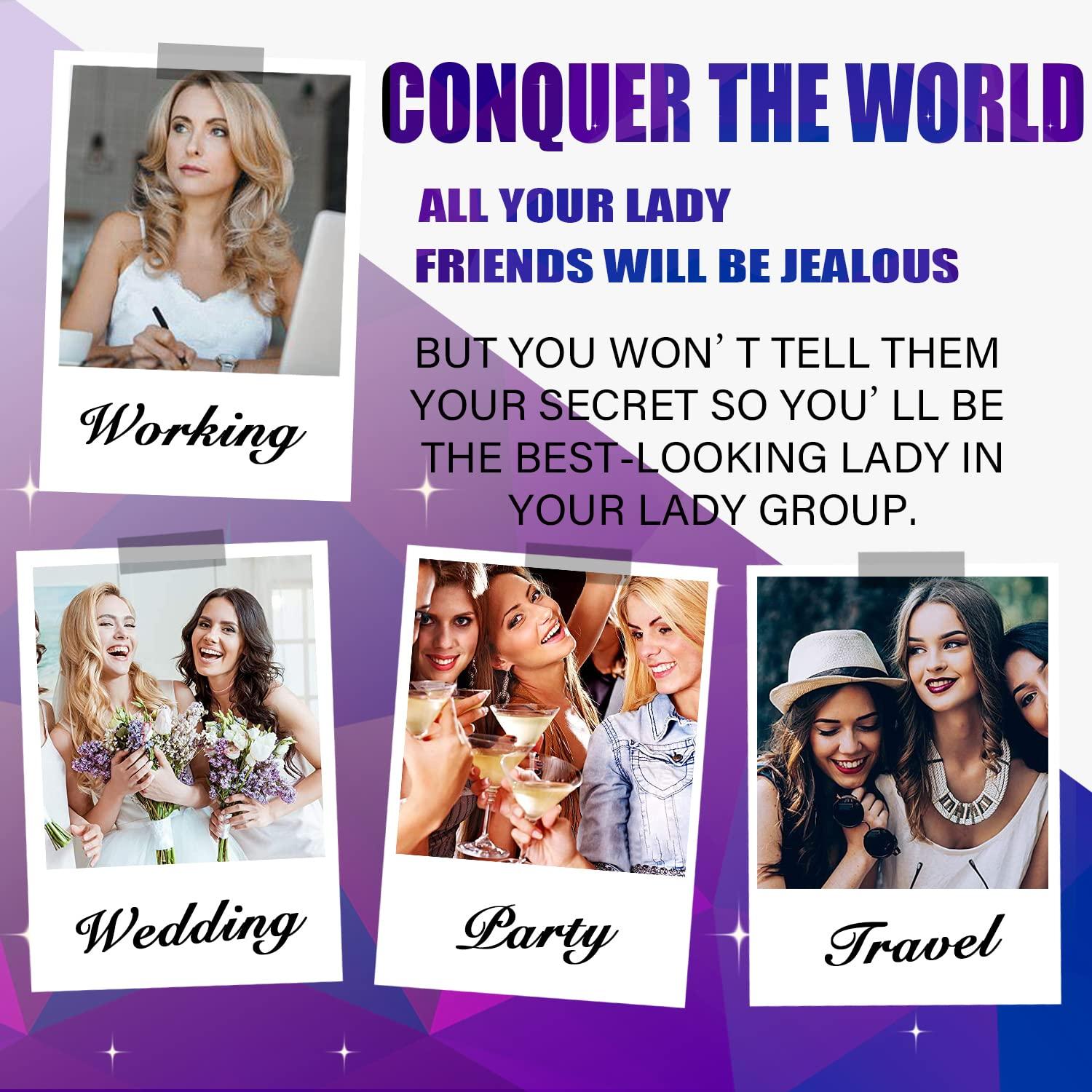 Kit de Pestañas Magnéticas DUOERLA - 7 Pares Ojos de Gato