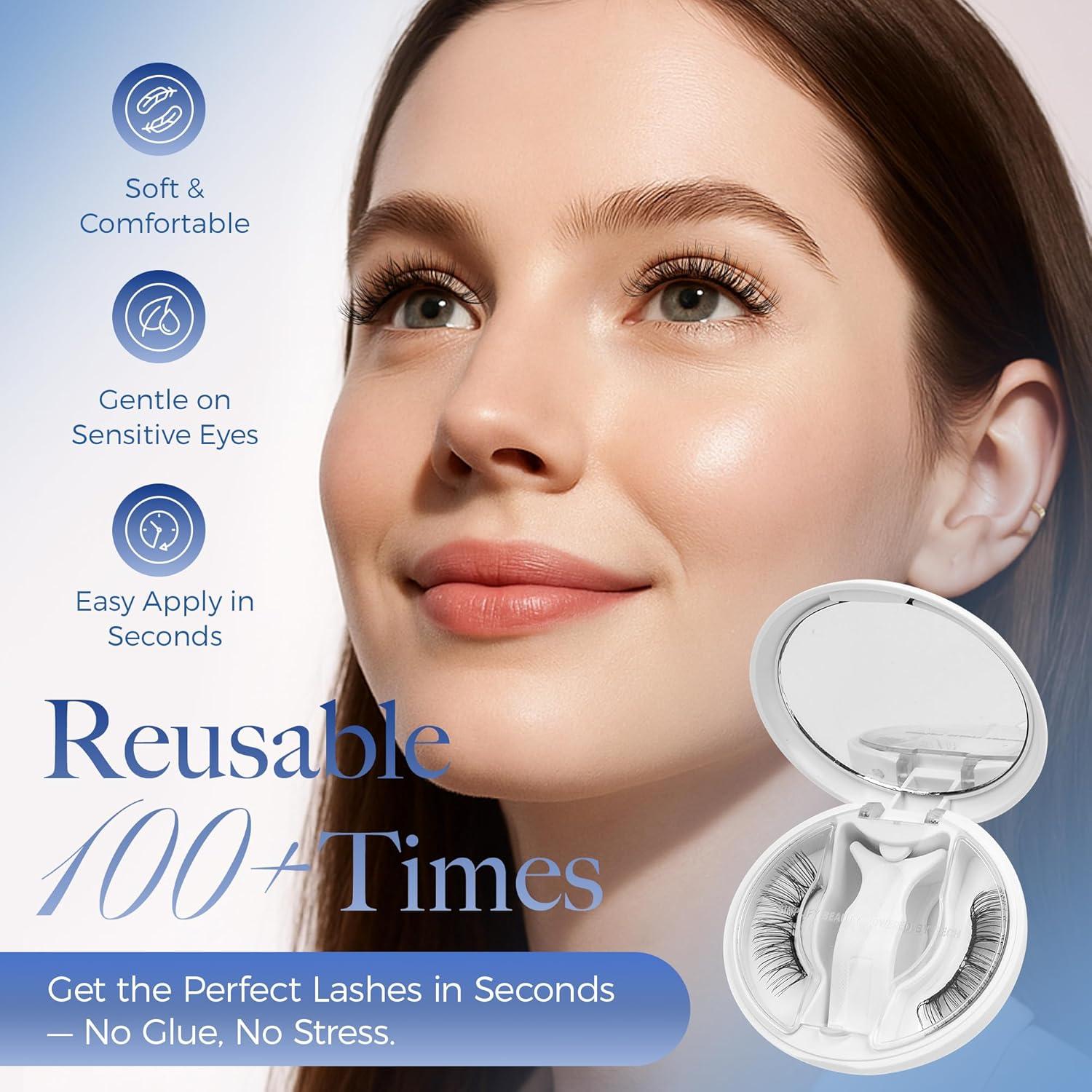 Pestañas Magnéticas LASHVIEW RC14 Suaves Reutilizables 20g