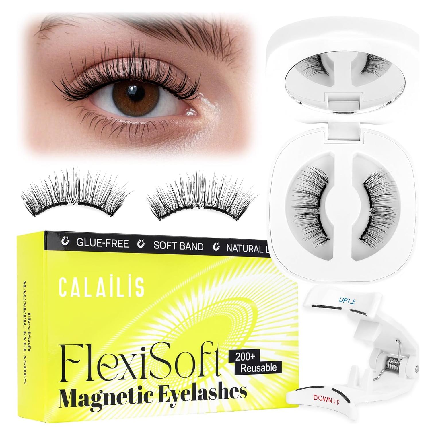 Pestañas Magnéticas CALAILIS M01 Reutilizables con Aplicador