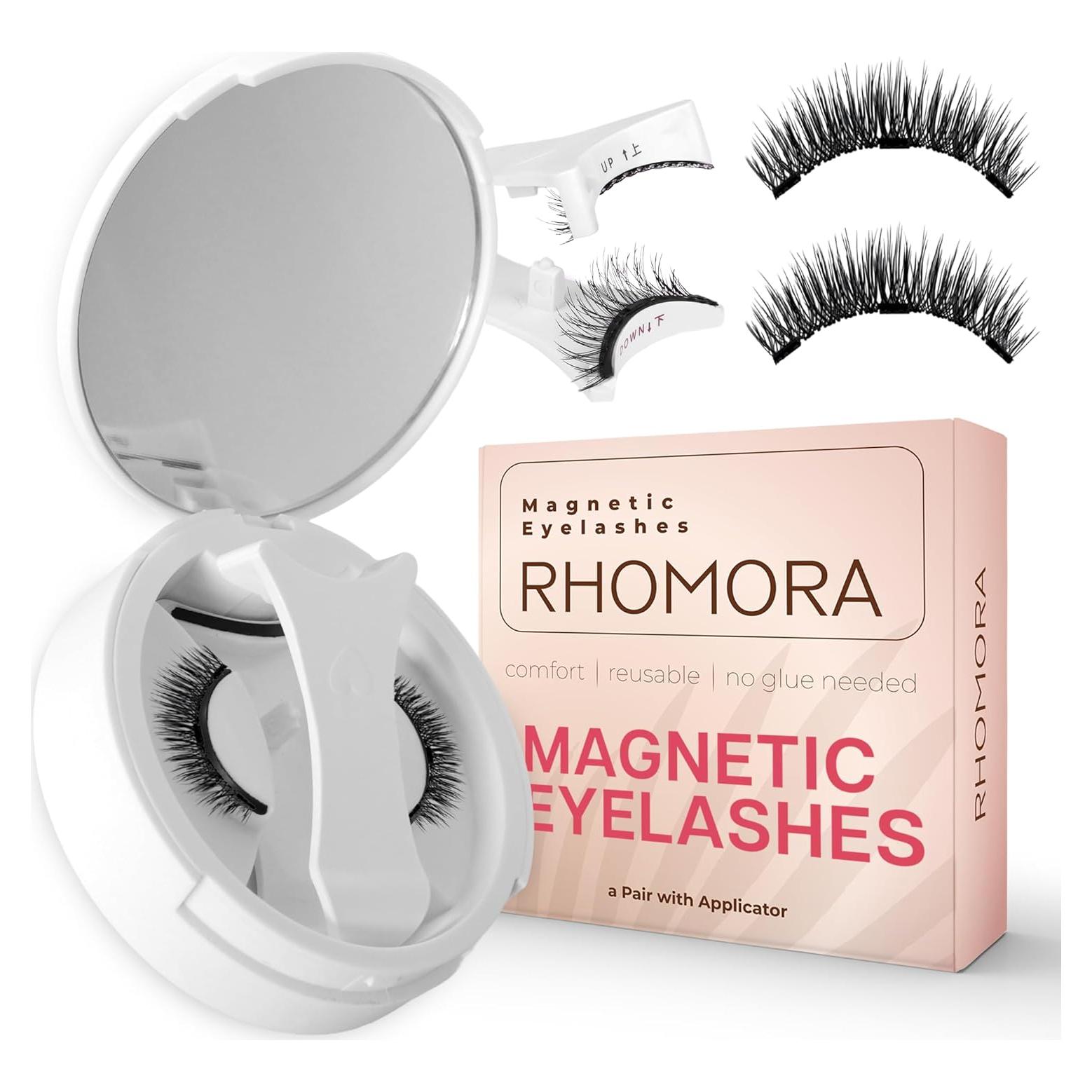 Pestañas Magnéticas Rhomora Reutilizables con Aplicador 7.8cm