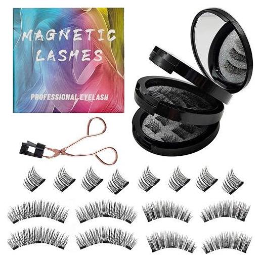 Kit de Pestañas Magnéticas Gemonad Reutilizables 16 Piezas