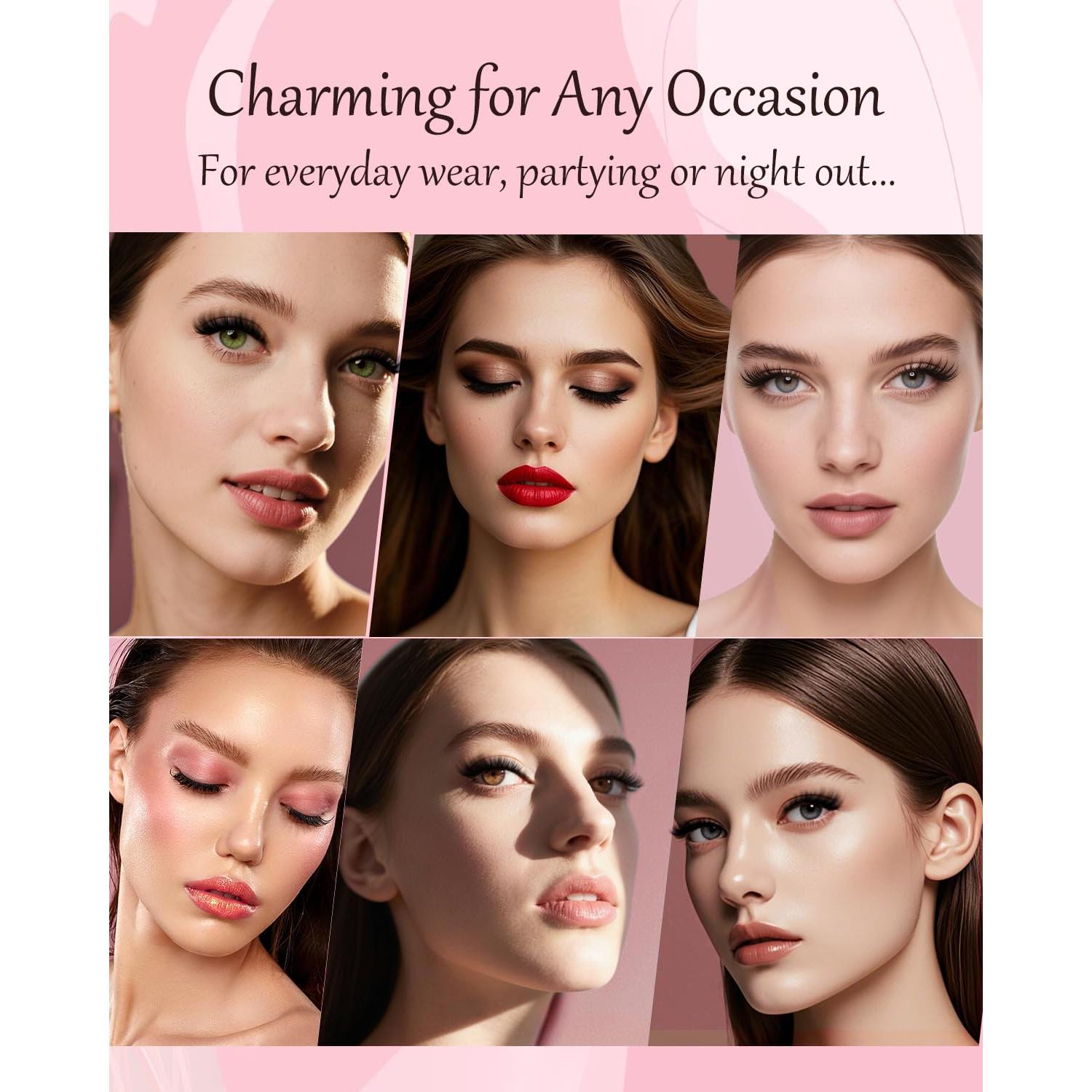 Pestañas Magnéticas Geecent Ojos de Gato Reutilizables 2 Pares