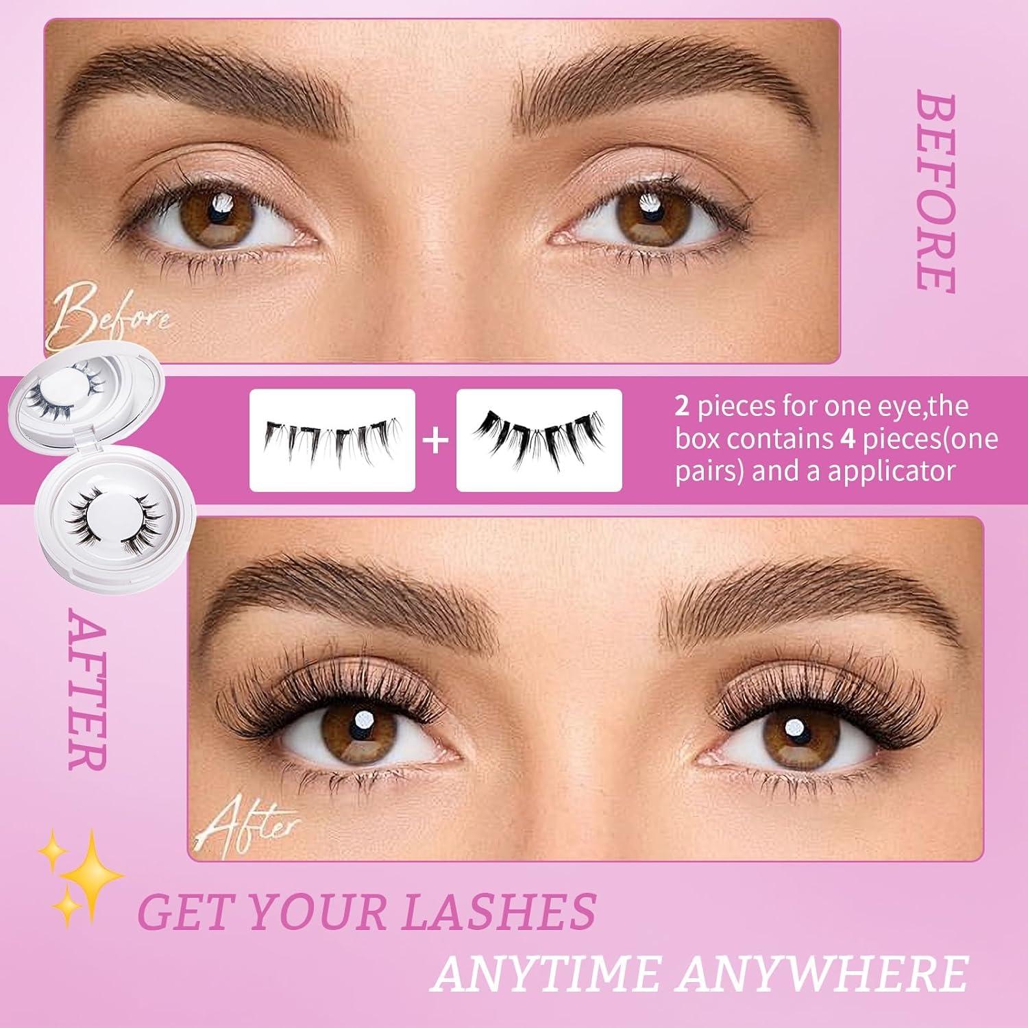 Pestañas Magnéticas Reutilizables Trauebx L - Fáciles de Usar