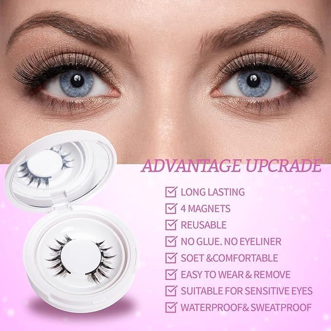 Pestañas Magnéticas Reutilizables Trauebx L - Fáciles de Usar