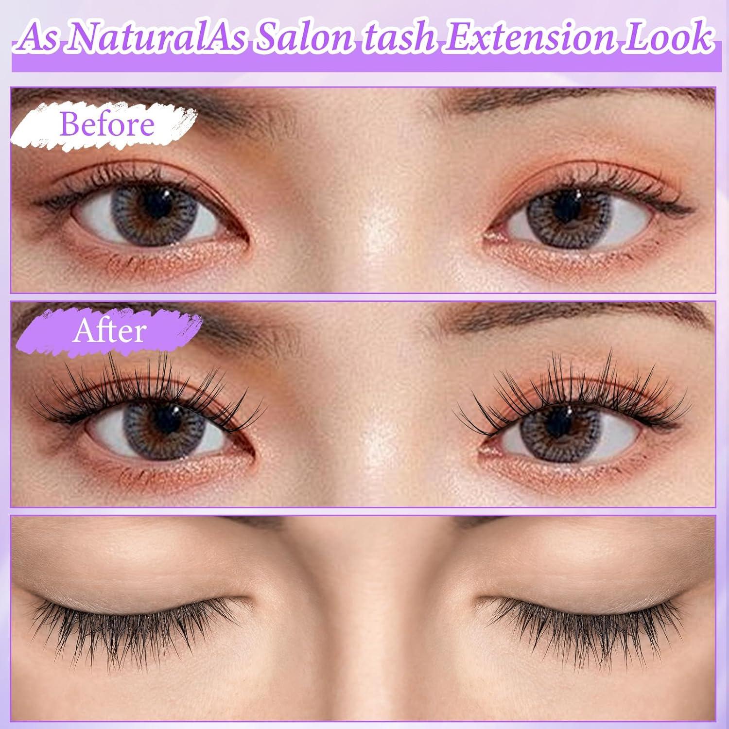 Pestañas Magnéticas Reutilizables Ptwola con Aplicador Natural