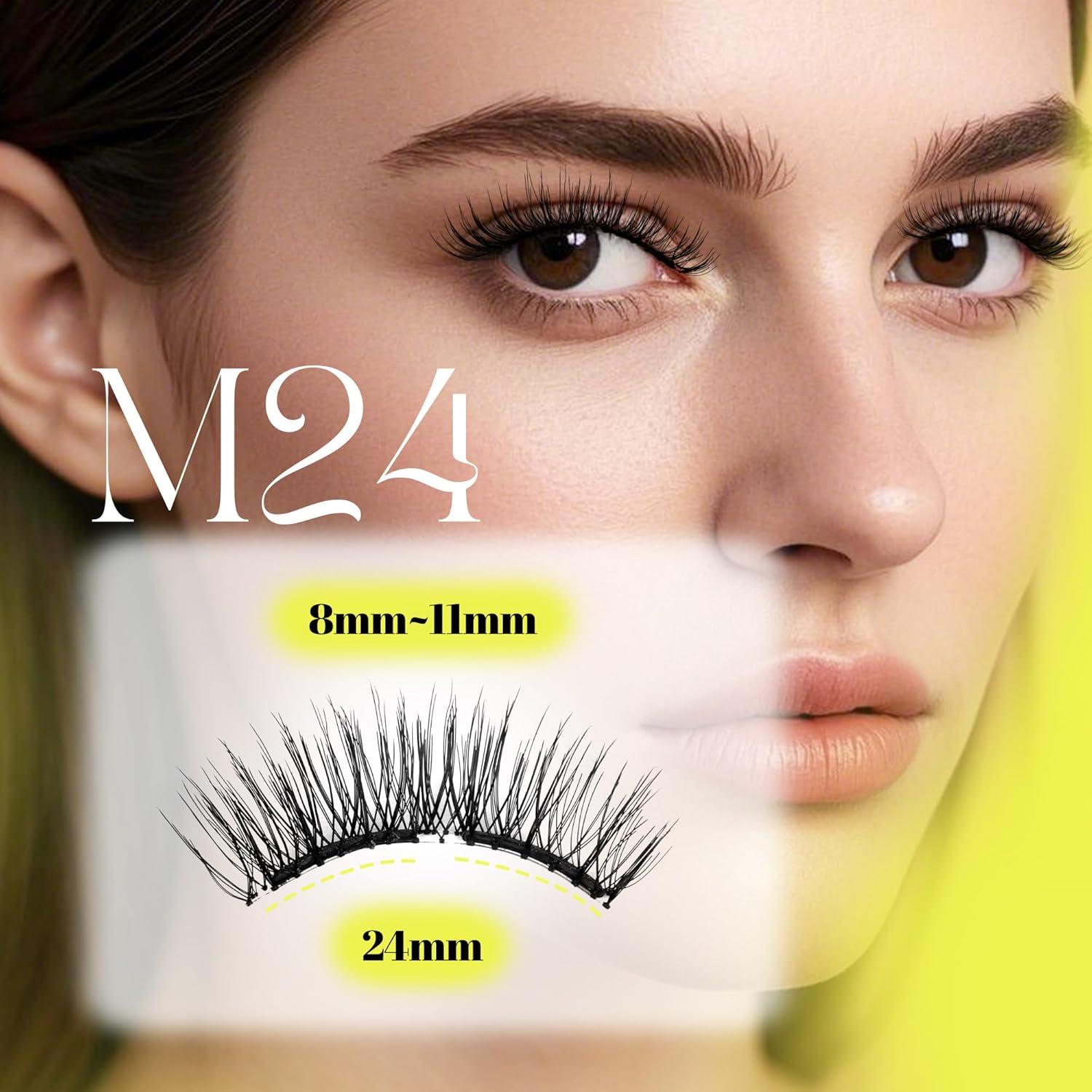 Pestañas Magnéticas CALAILIS Reutilizables con Aplicador 14x8.3cm