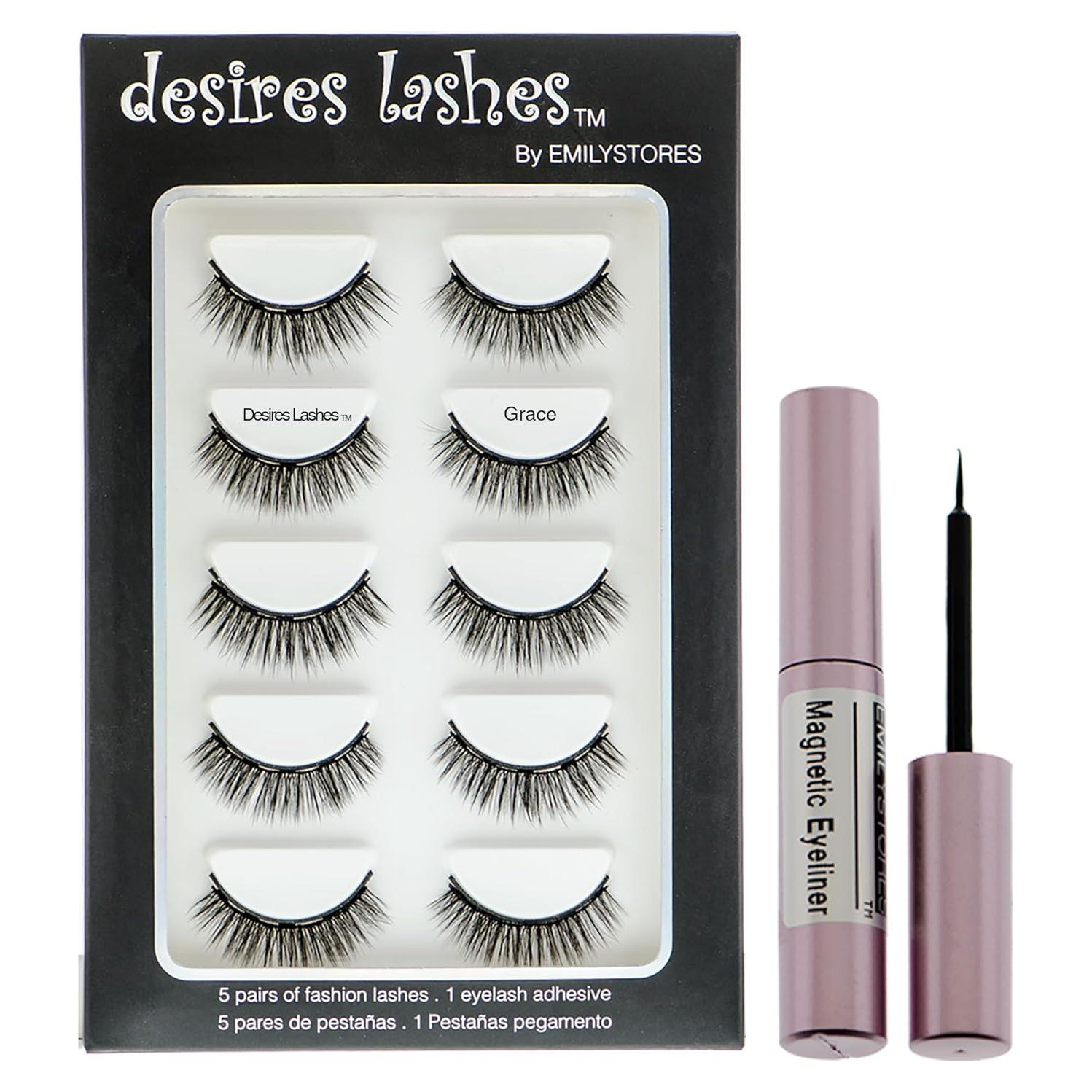 Pestañas Magnéticas 3D Grace - Kit Multipack 5 Pares