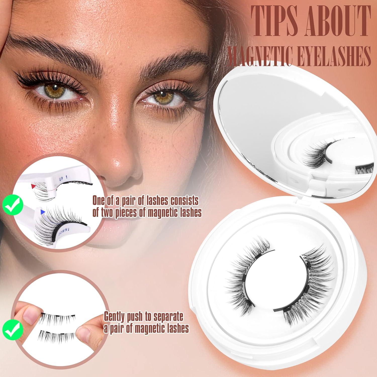 Pestañas Magnéticas Wispy TNFVLONEINS con Aplicador 14cm