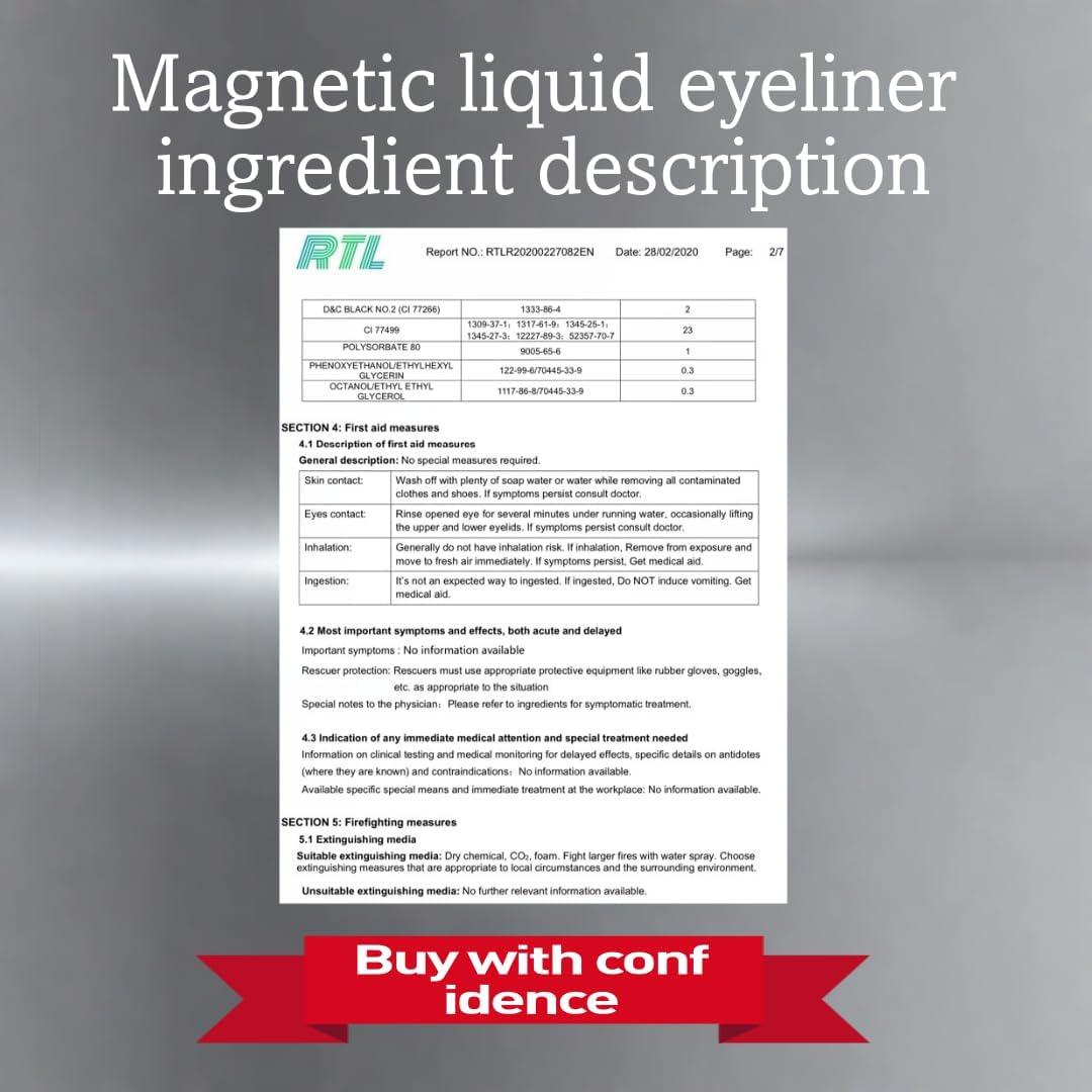 6 Pairs Pestañas Magnéticas Houldhowd Reutilizables Naturales