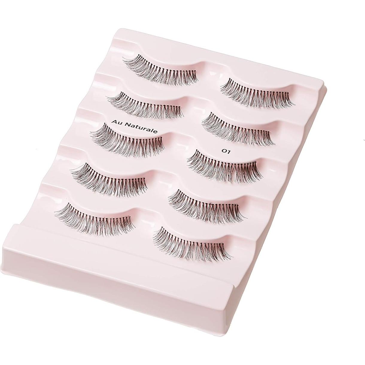 Pestañas Postizas KISS iENVY Au Naturale 5 Pares 100% Cabello Humano