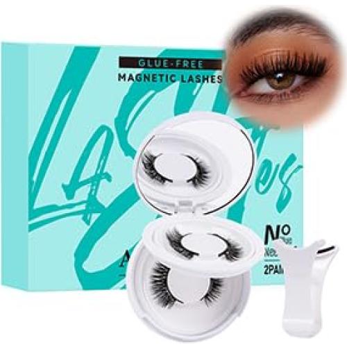 Kit de Pestañas Magnéticas AMZGIRL - 2 Pares Reutilizables
