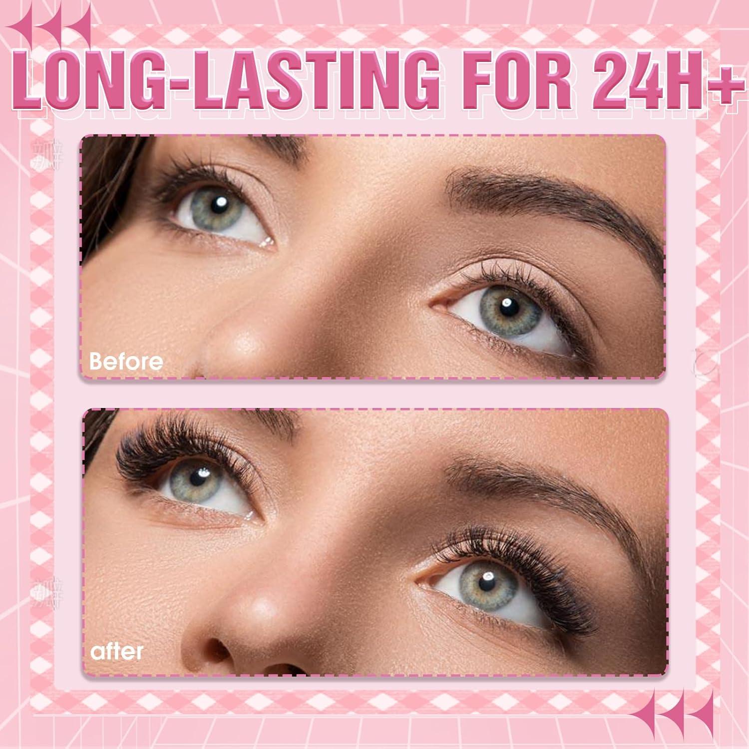 5 Pestañas Magnéticas Reutilizables Houldhowd con Espejo y Delineador