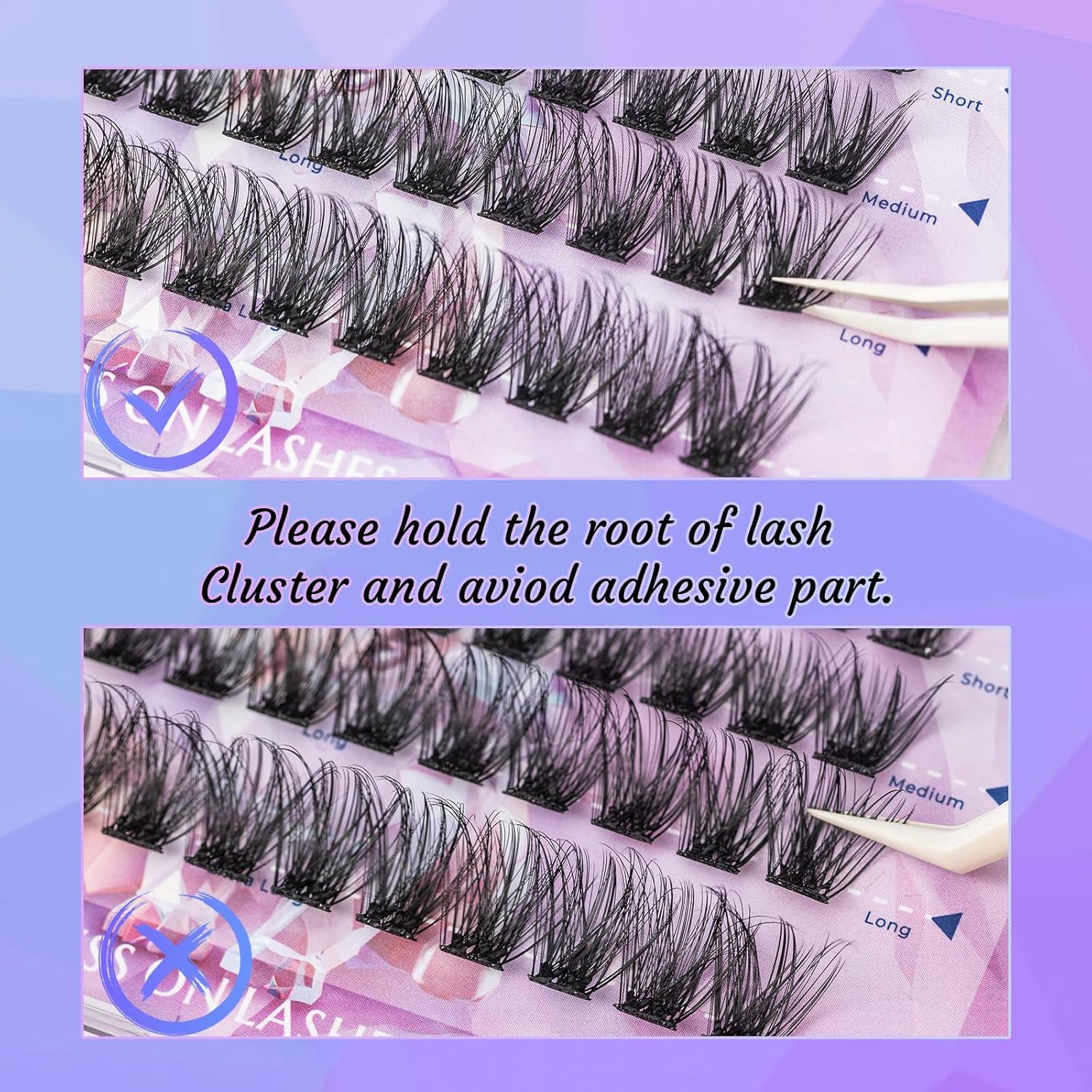 Pestañas Autoadhesivas GOLLEE DIY4D24 Reutilizables 16.1cm