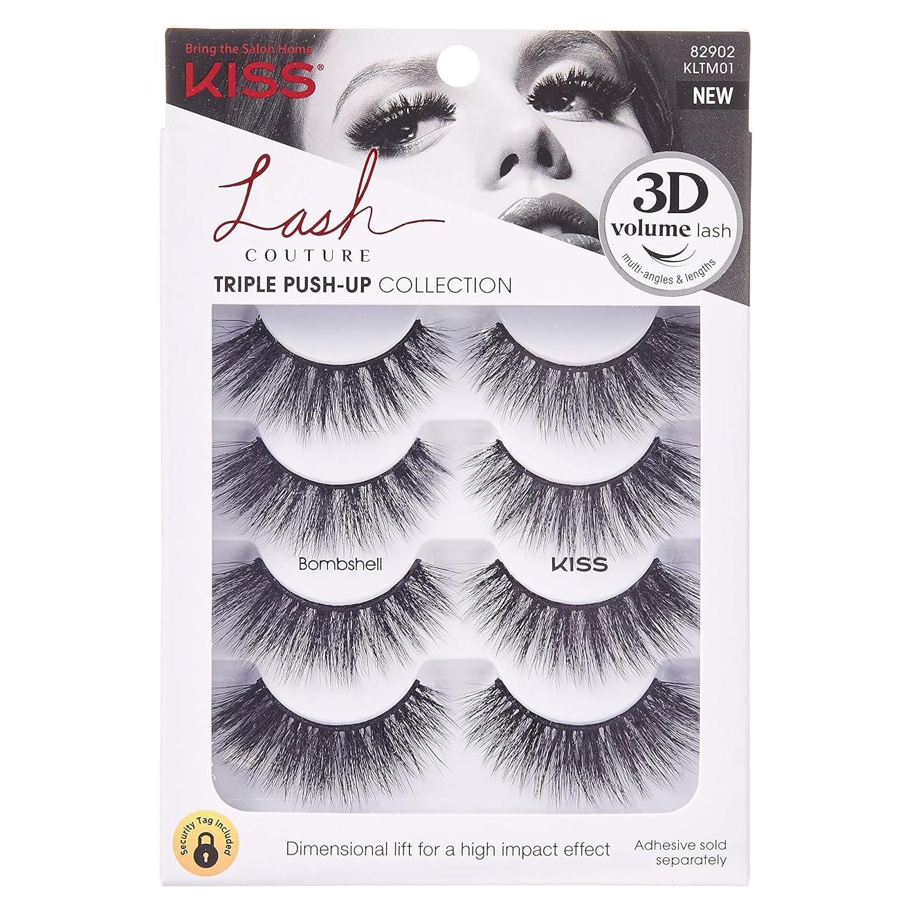 Pestañas Postizas KISS Lash Couture Bombshell 14 mm - 4 Pares