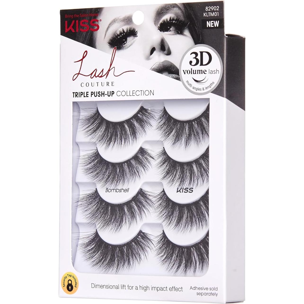 Pestañas Postizas KISS Lash Couture Bombshell 14 mm - 4 Pares
