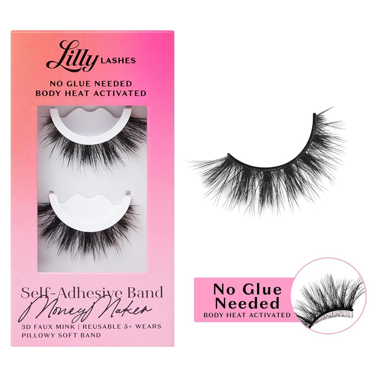 Pestañas Autoadhesivas 3D Lilly Lashes MoneyMaker - Reutilizables