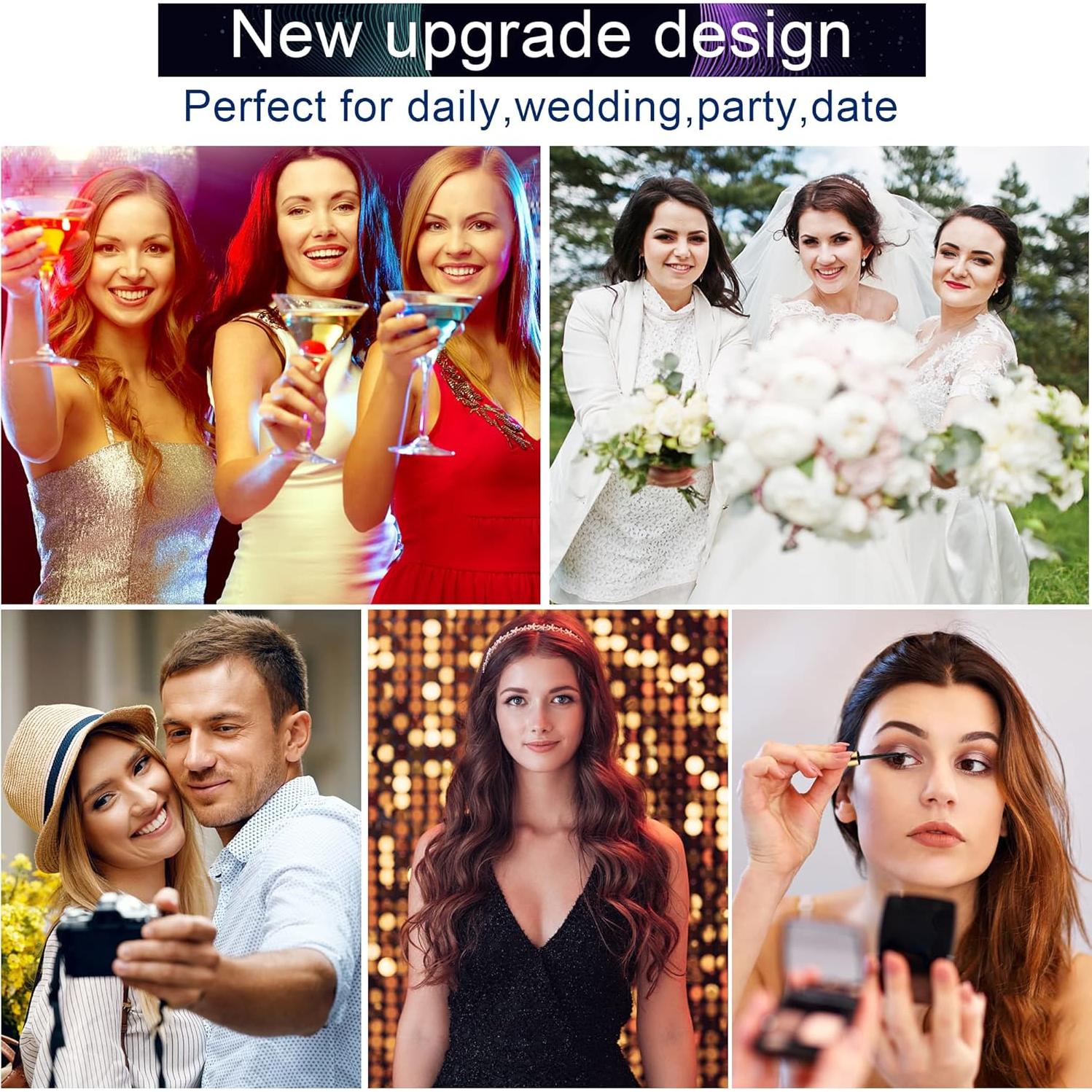 Kit de Pestañas Magnéticas Alcastar - 10 Pares + Delineador