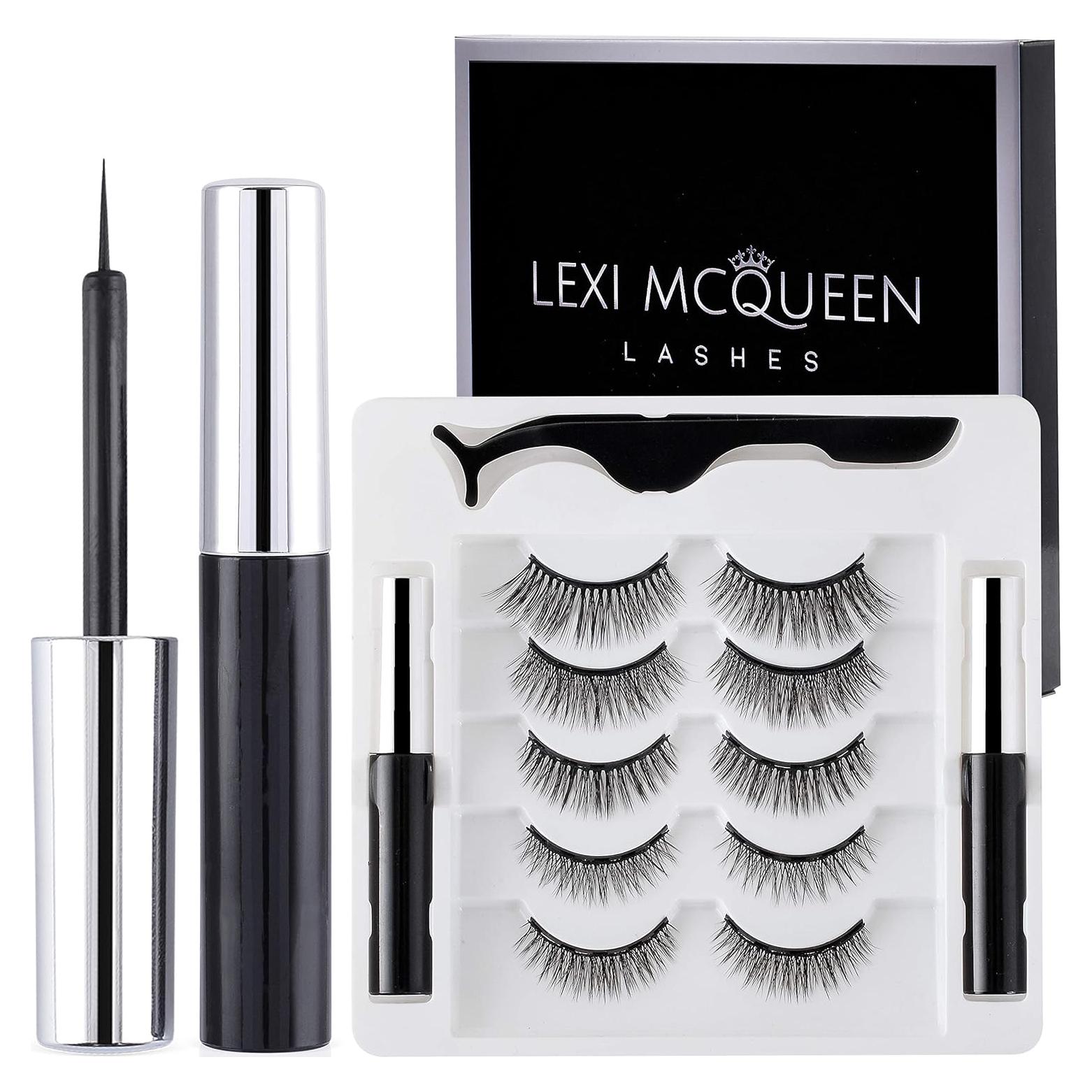 Pestañas Postizas Magnéticas Genérico - Kit 5 Pares Reutilizables