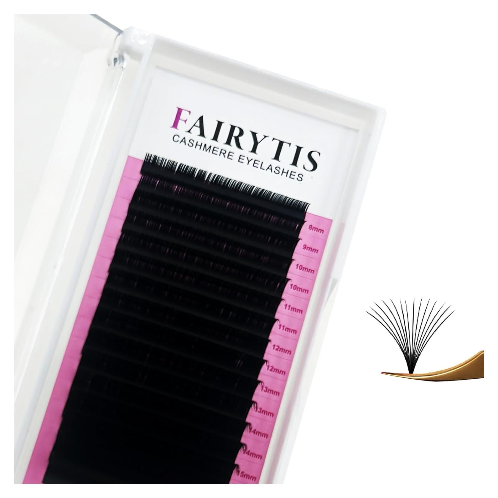 Extensiones de Pestañas Clásicas FAIRYTIS 8-16mm Autoadhesivas