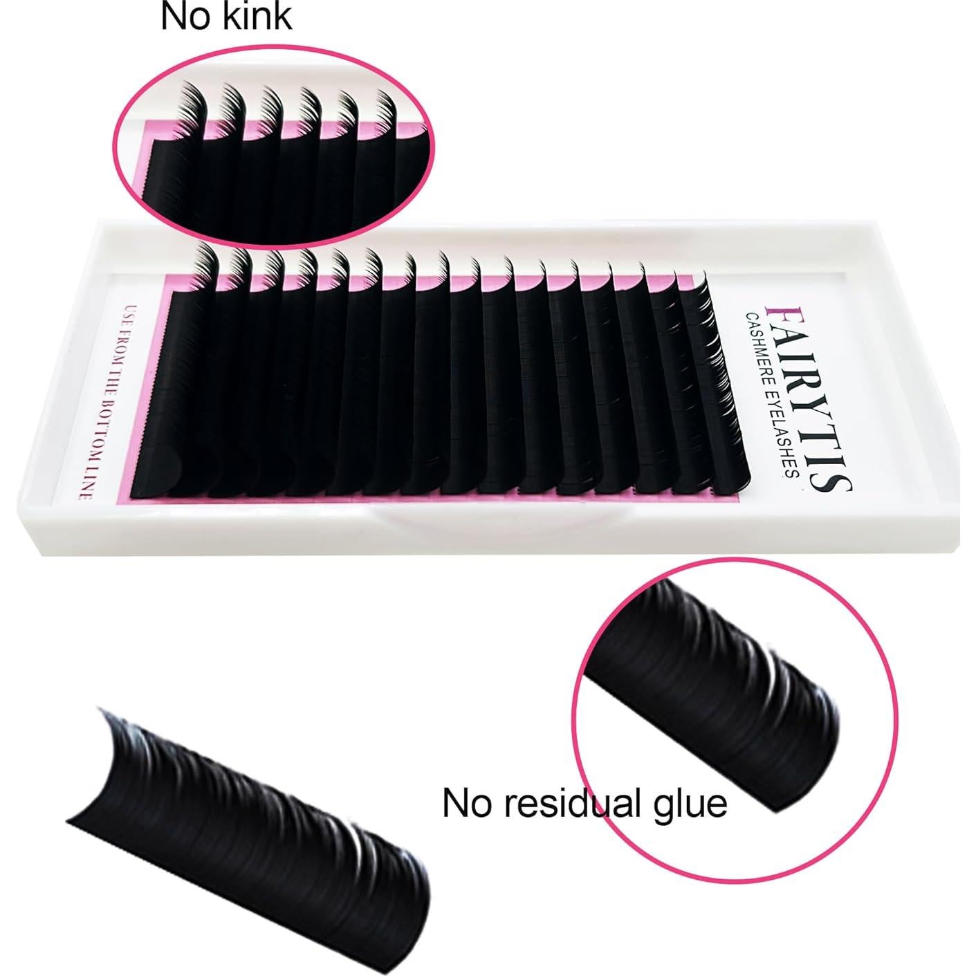 Extensiones de Pestañas Clásicas FAIRYTIS 8-16mm Autoadhesivas