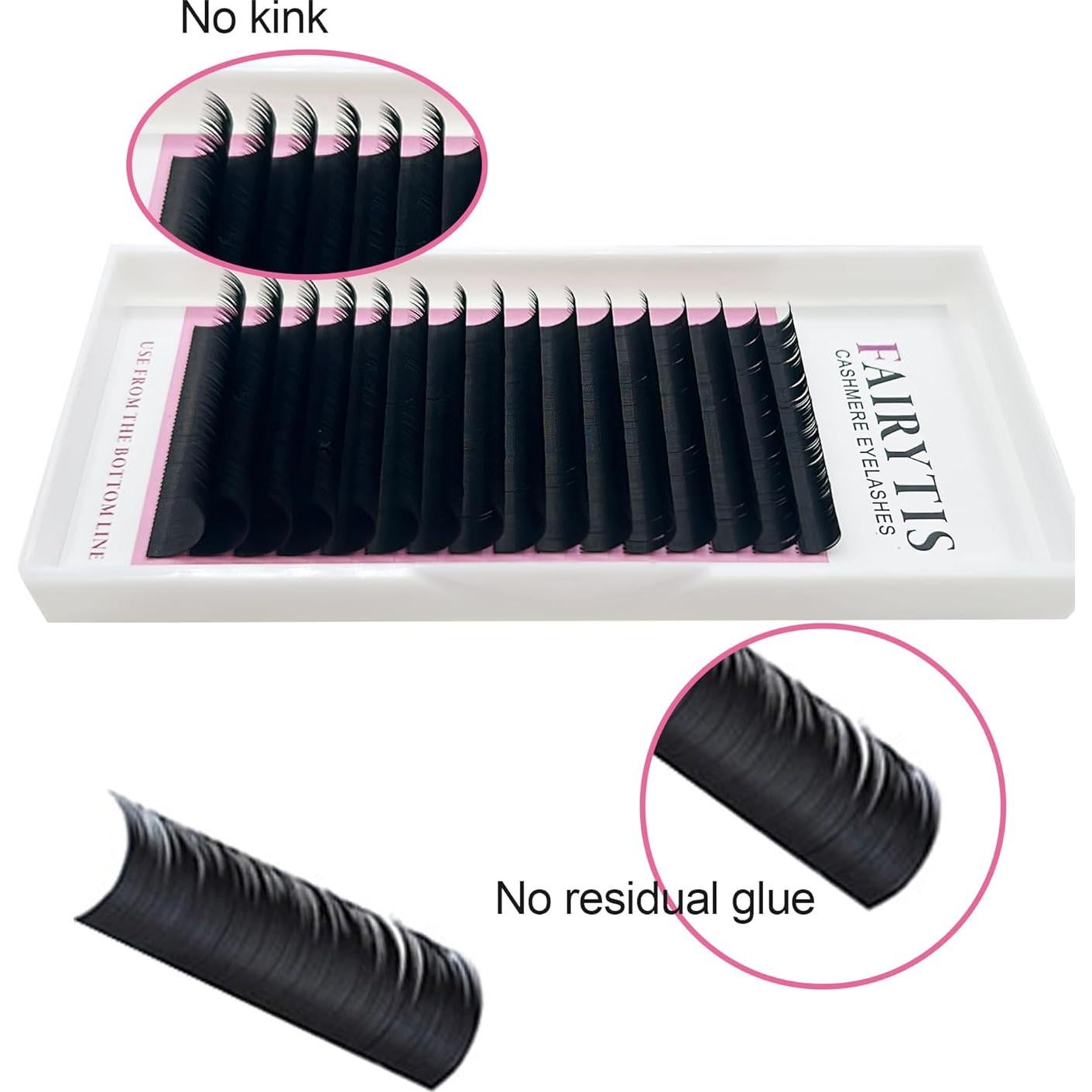 Extensiones de Pestañas Clásicas FAIRYTIS 8-16mm Autoadhesivas