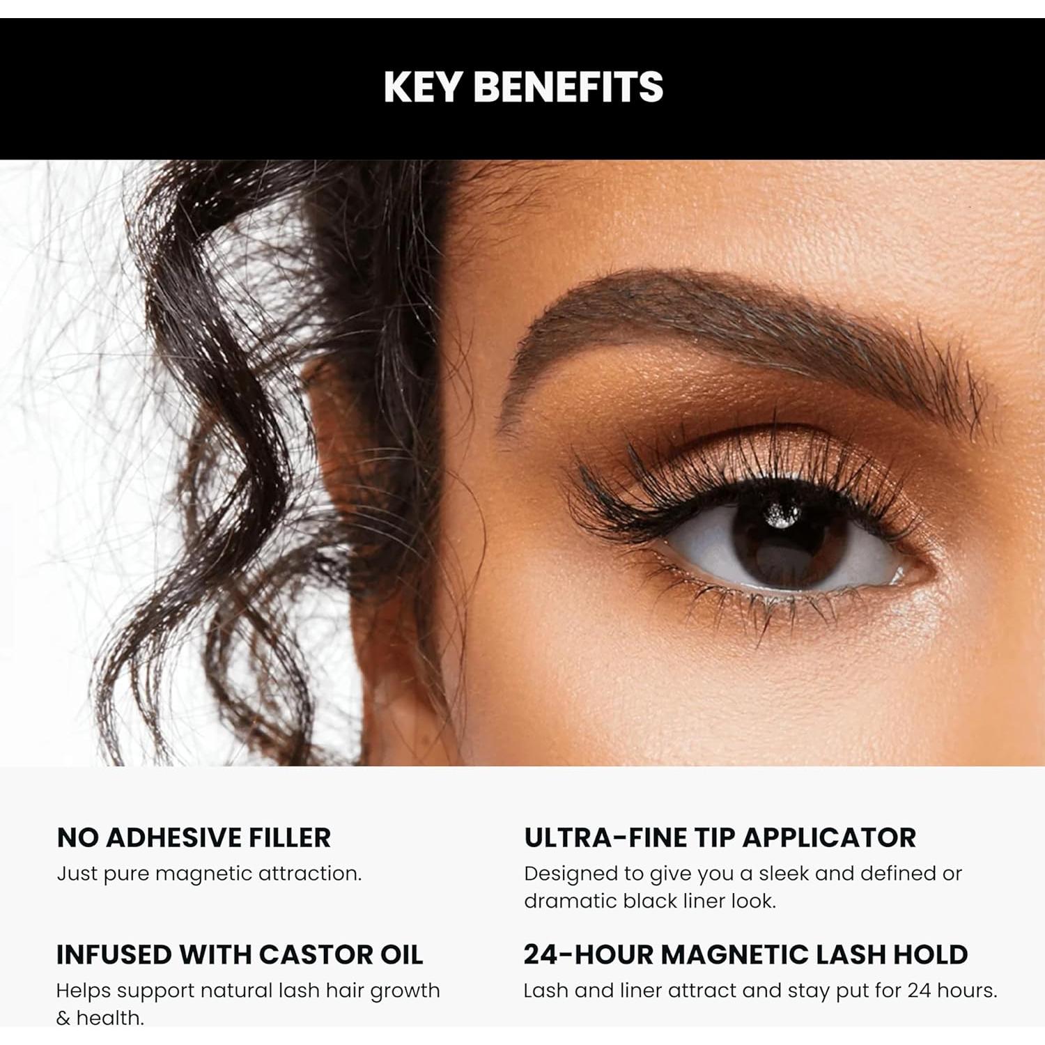 Eyeliner Magnético MoxieLash - Liner Premium para Pestañas