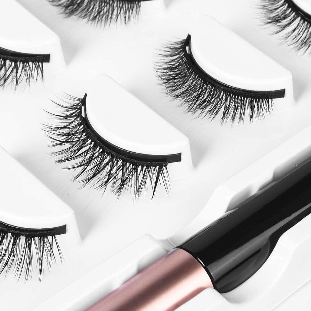 Kit de Pestañas Magnéticas AOMIG con Delineador Impermeable