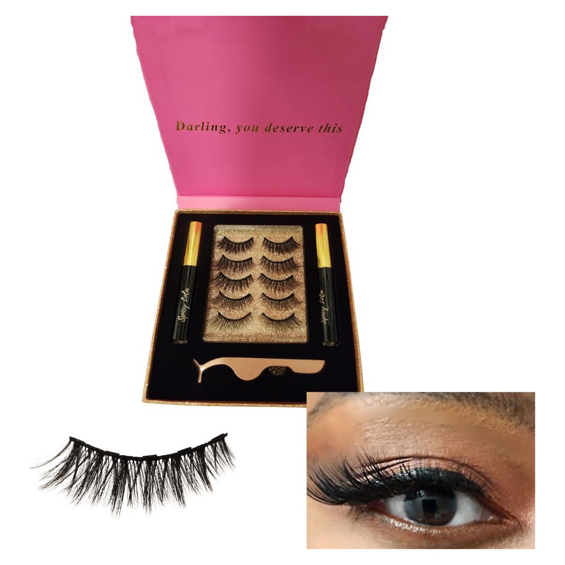 Pestañas Magnéticas Cat Eye Spicy Lola - Reutilizables y Veganas