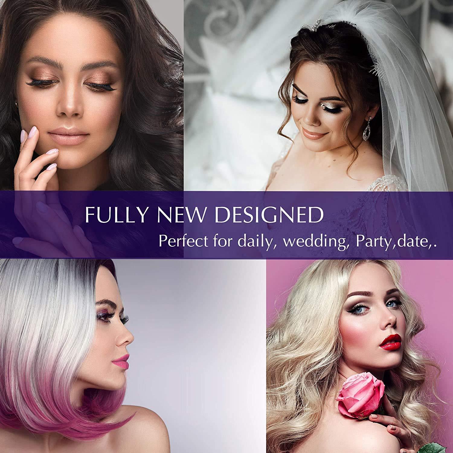 Kit de Pestañas Magnéticas Arishine con Delineador - 5 Pares Reutilizables