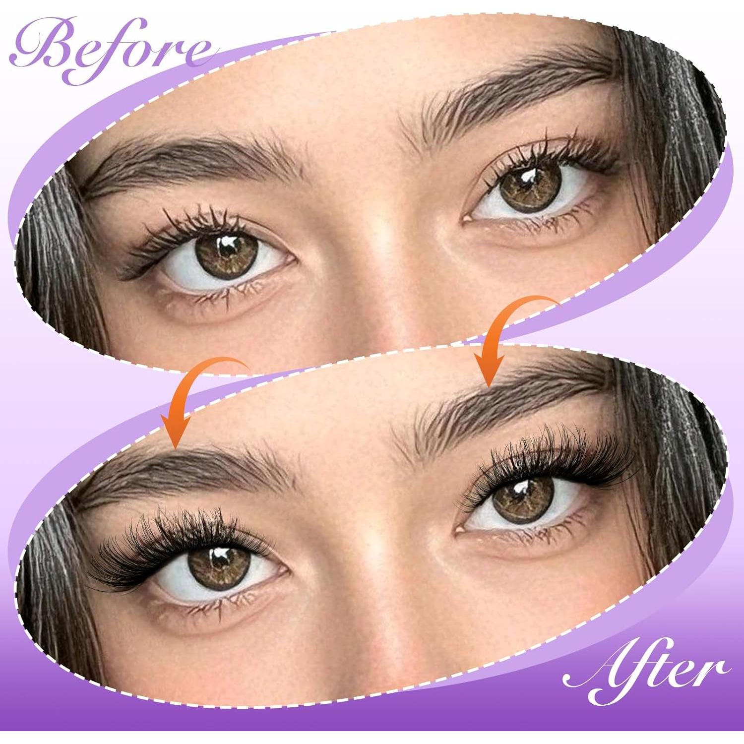 Pestañas Autoadhesivas Naturales Zanlufly 5 Pares Reutilizables