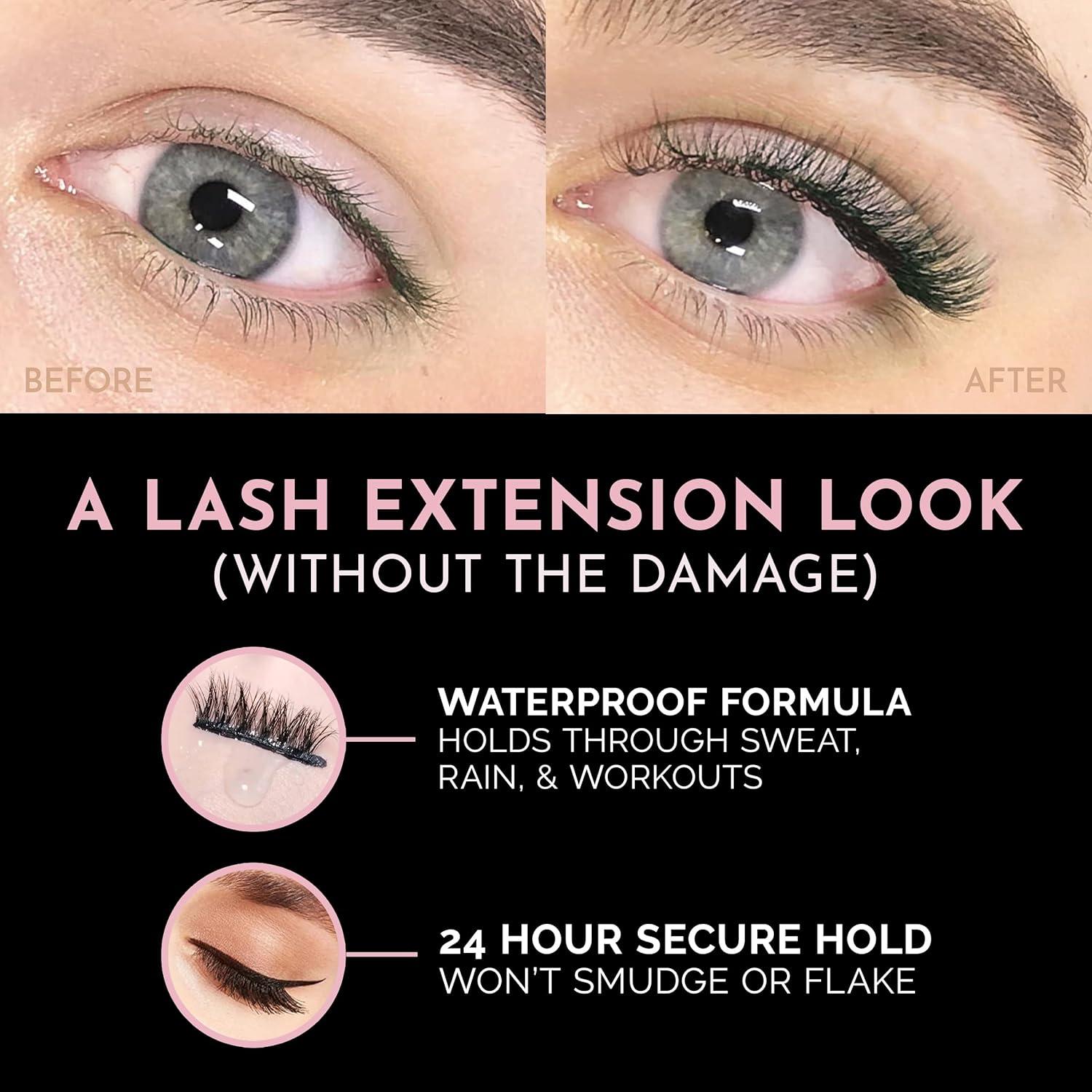 Kit de Pestañas Magnéticas Luxillia 10 Piezas - Natural y Reutilizables