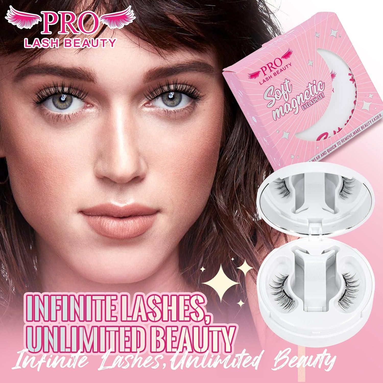 Pestañas Magnéticas Suaves PRO LASHBEAUTY - 1 Par Frisky