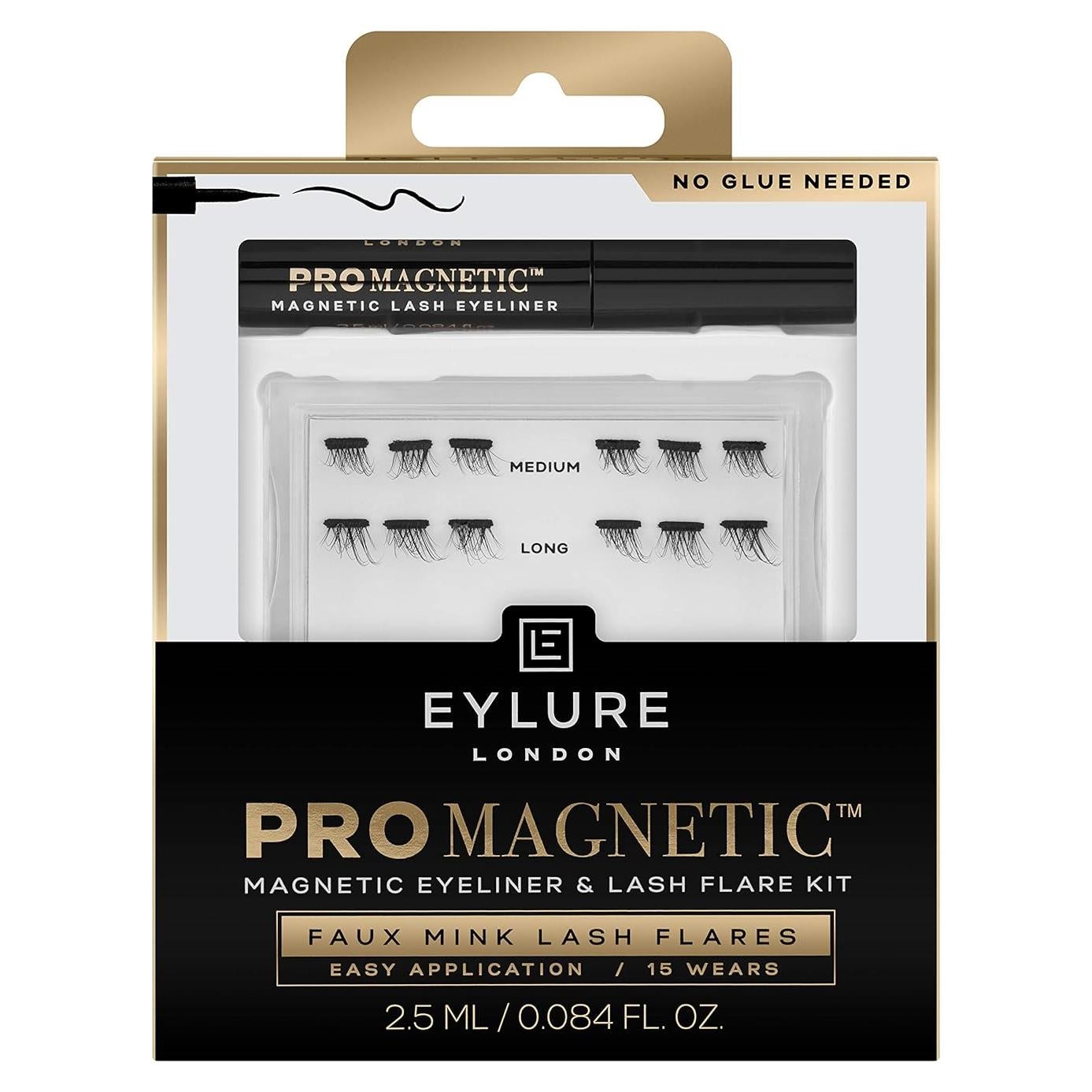 Kit de Pestañas Postizas Eylure ProMagnetic con Delineador
