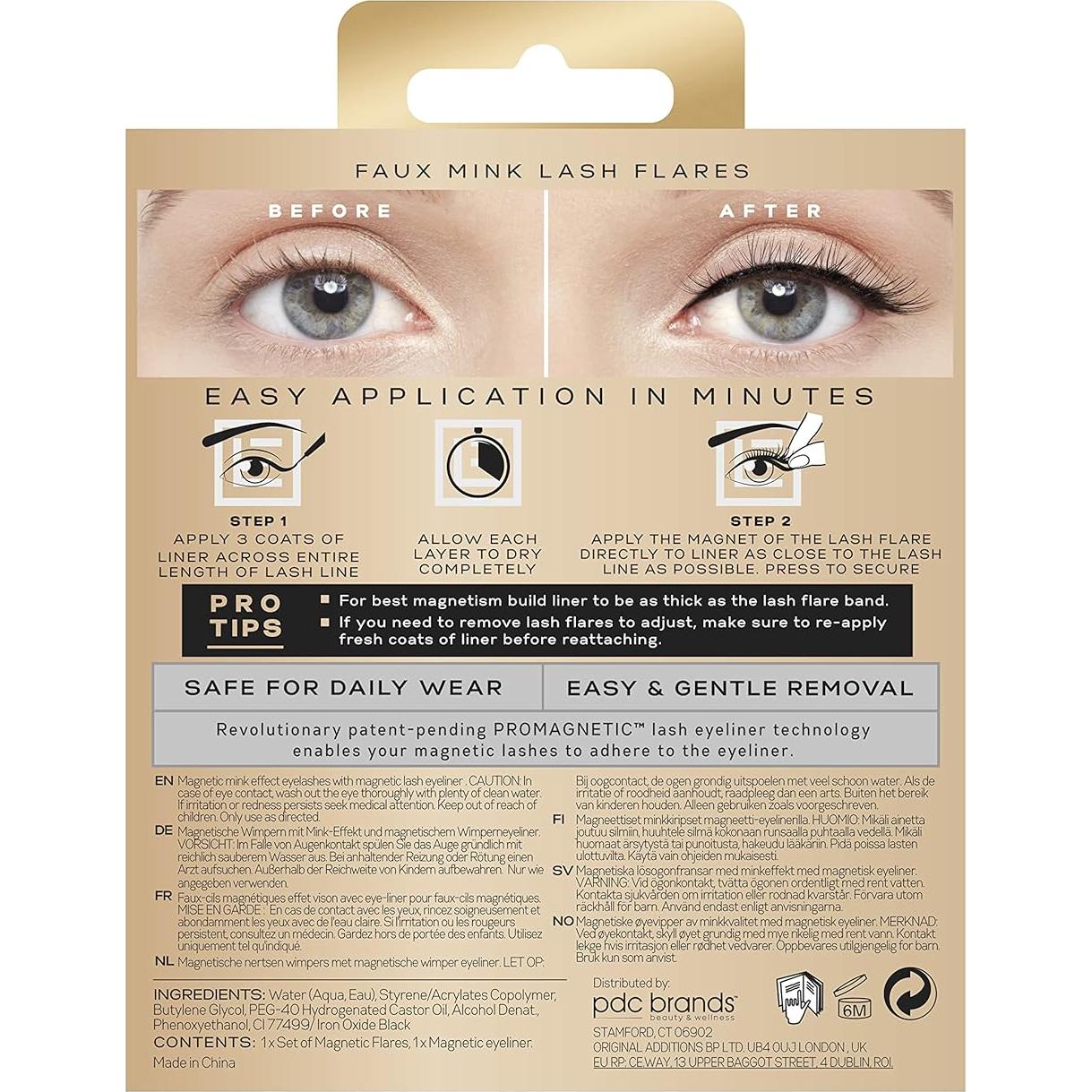 Kit de Pestañas Postizas Eylure ProMagnetic con Delineador