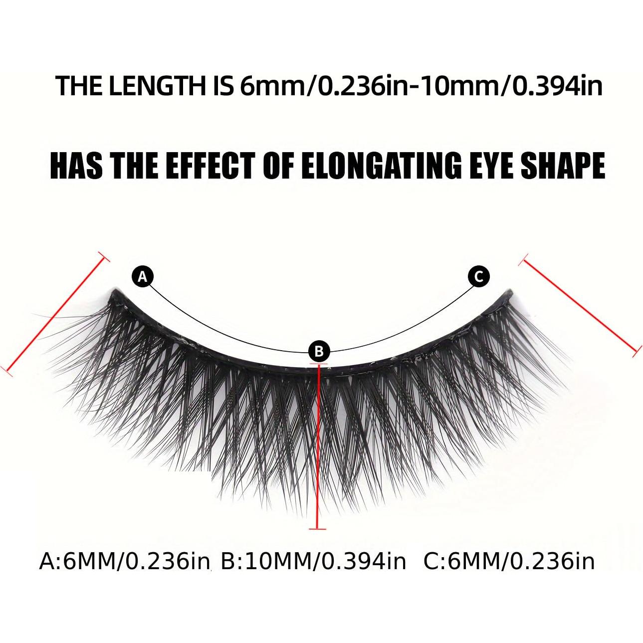 Kit de Pestañas Magnéticas Belleza - 10 Pares + 2 Delineadores