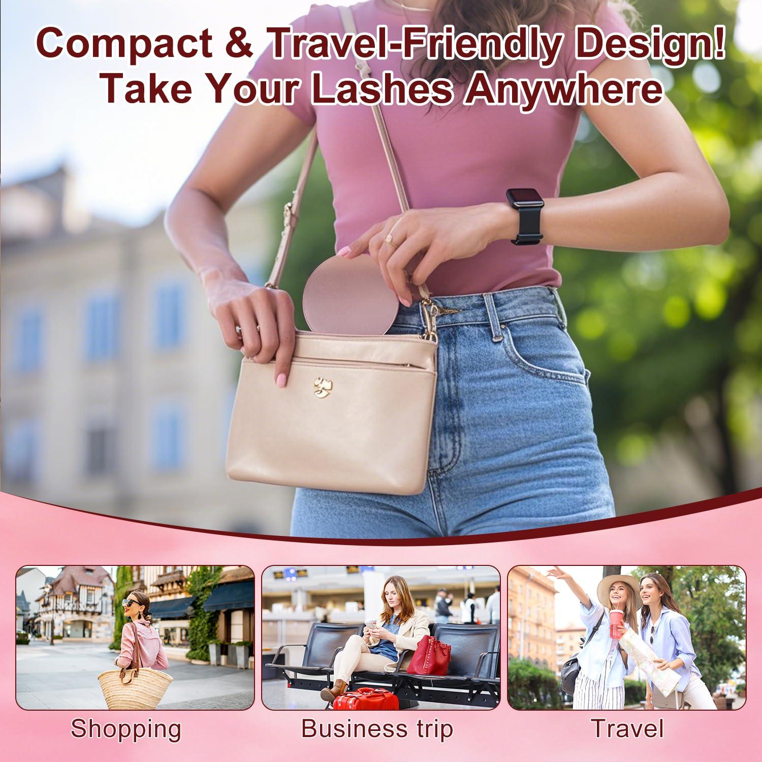 Kit de Pestañas Postizas Magnéticas Bestever-US con Delineador