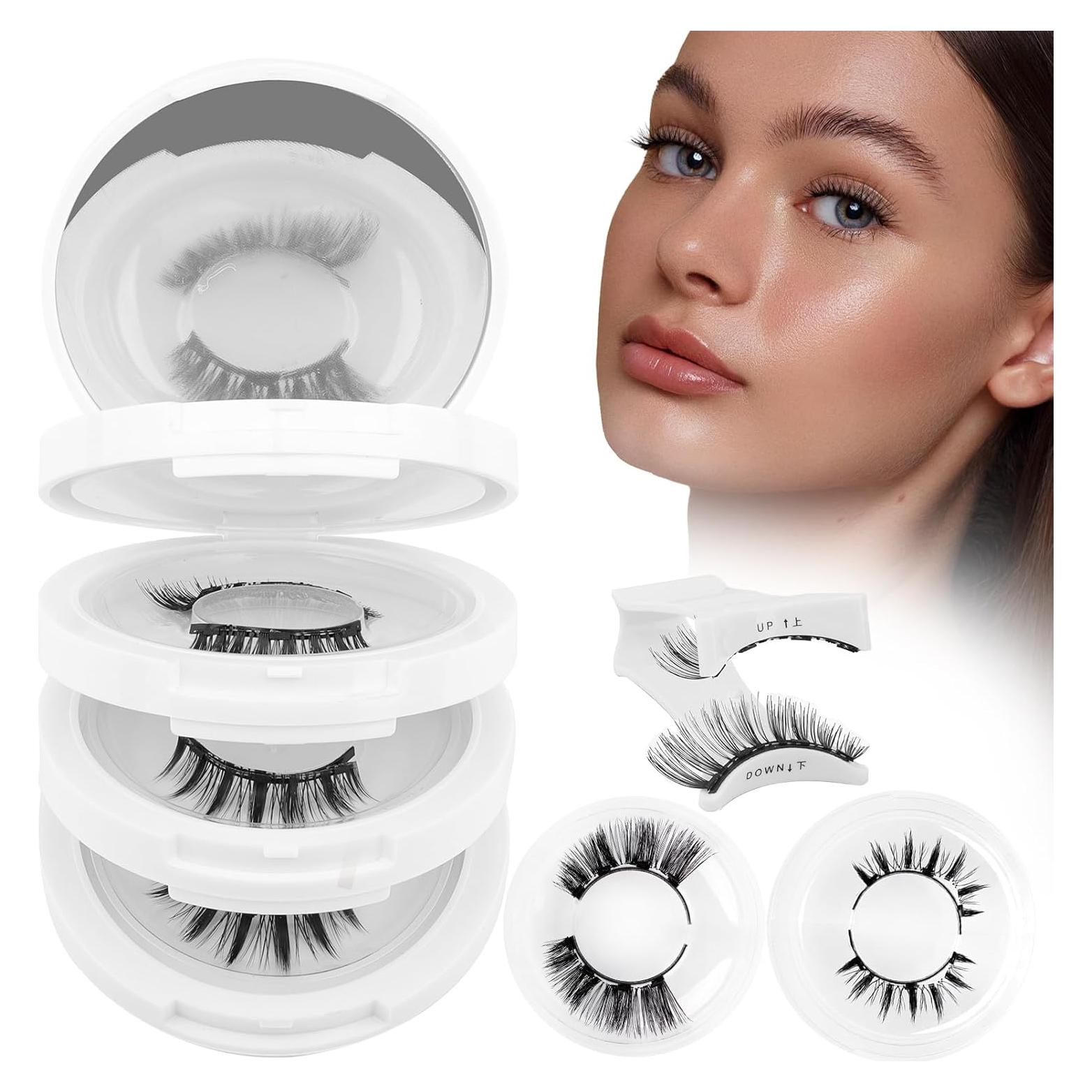 Pestañas Magnéticas Reutilizables WENDY LASHES 4 Pares Naturales