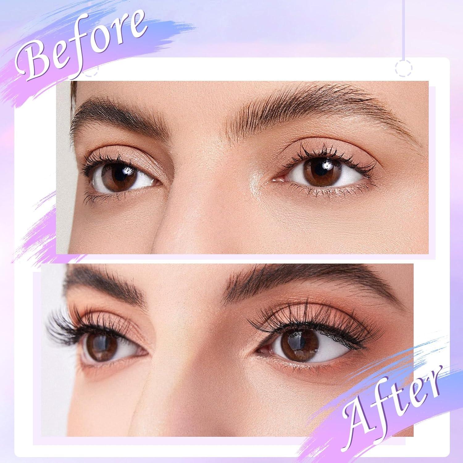 Kit de Pestañas Magnéticas AHET - 10 Pares Reutilizables