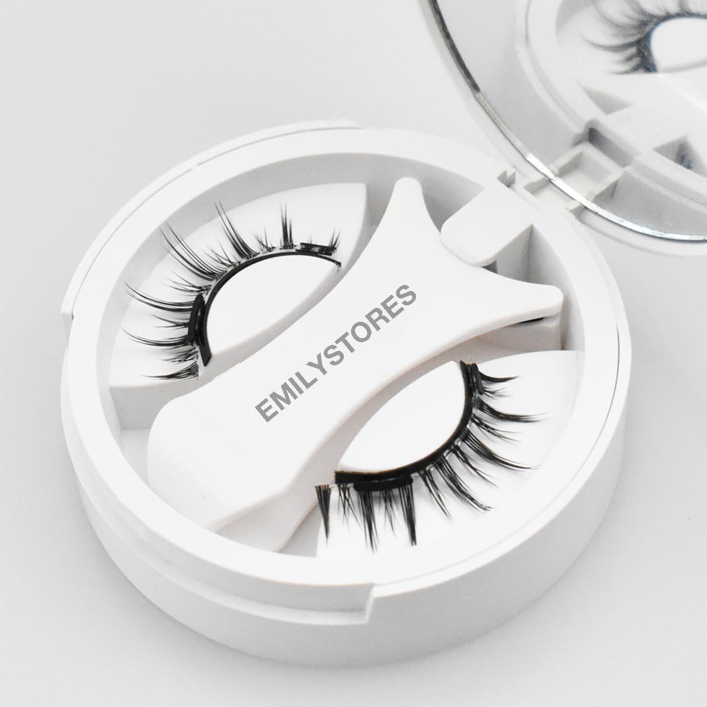 Juego de Pestañas Magnéticas Reutilizables Look Natural 1PC