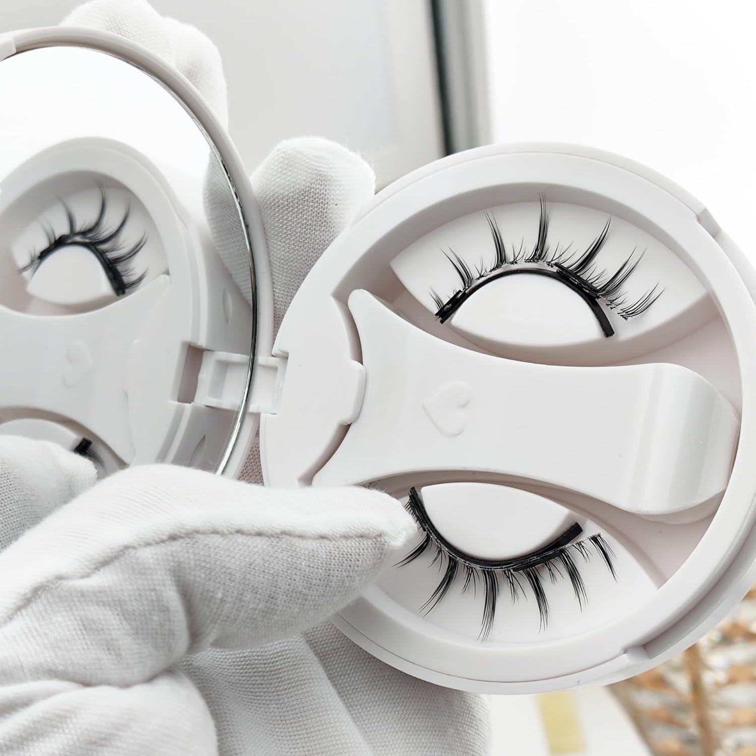 Juego de Pestañas Magnéticas Reutilizables Look Natural 1PC