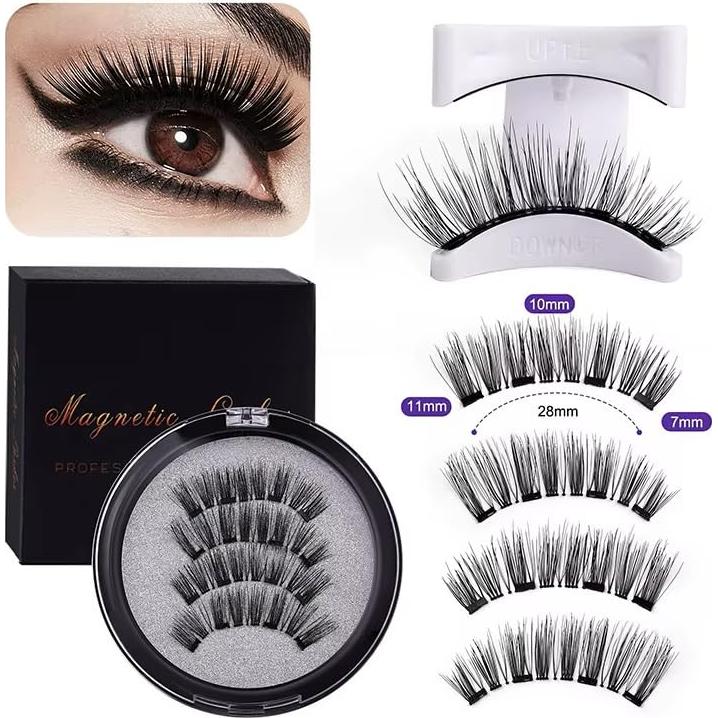 Juego de Pestañas Magnéticas Reutilizables Yiwu 2 Pares 7-11mm