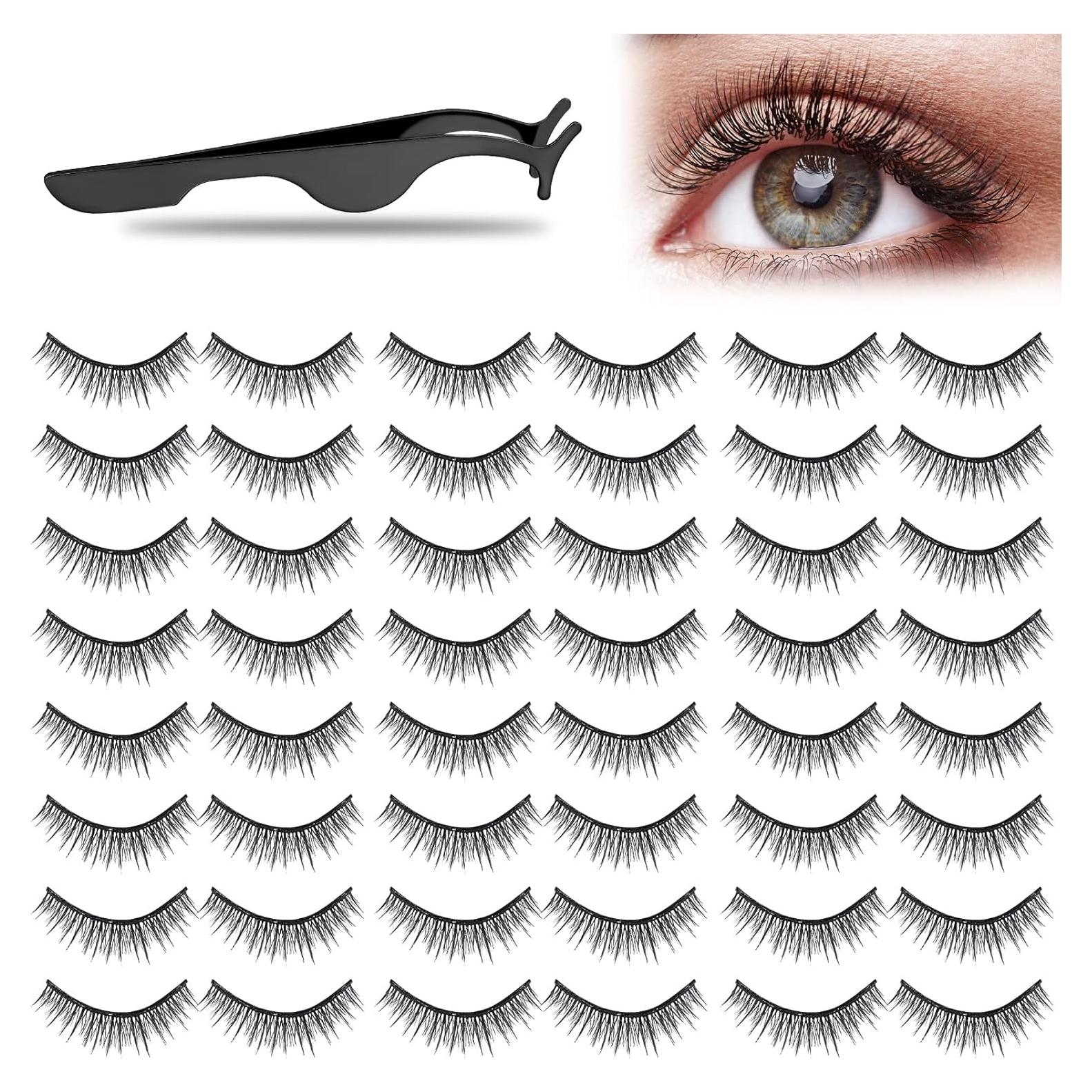 Pestañas Autoadhesivas Reutilizables Nuogo - 24 Pares Naturales