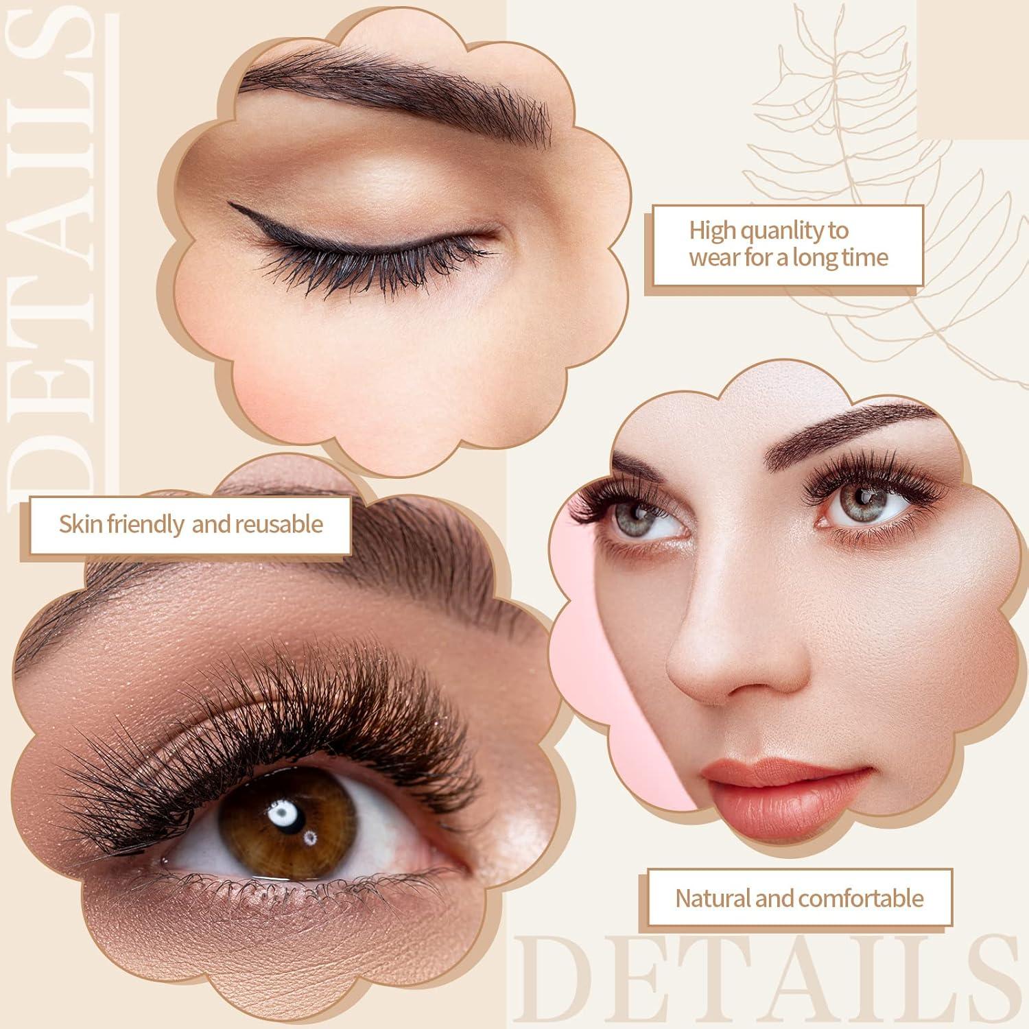 Pestañas Autoadhesivas Reutilizables Nuogo - 24 Pares Naturales