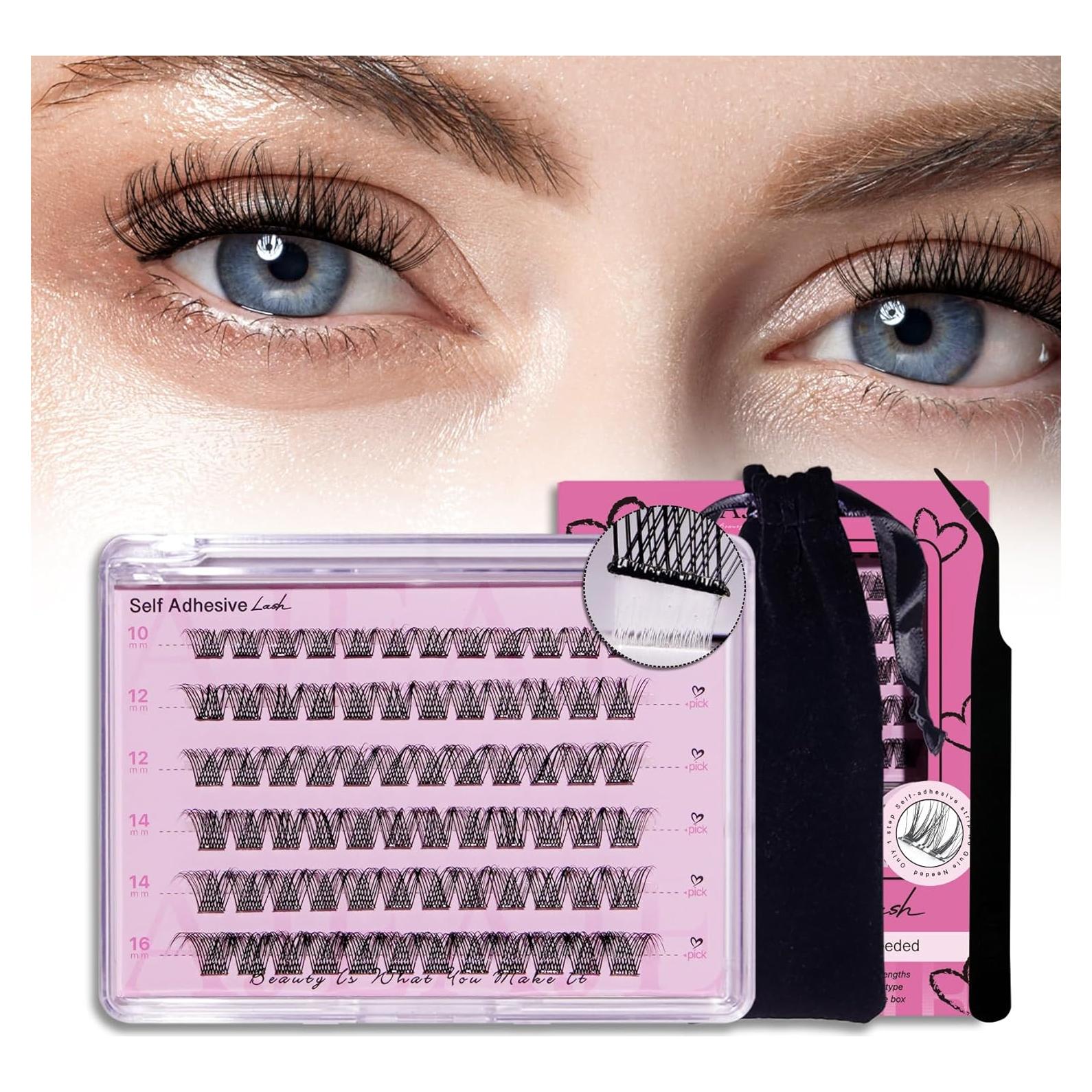 Pestañas Autoadhesivas Reutilizables AJEAJE 72 Piezas 3D