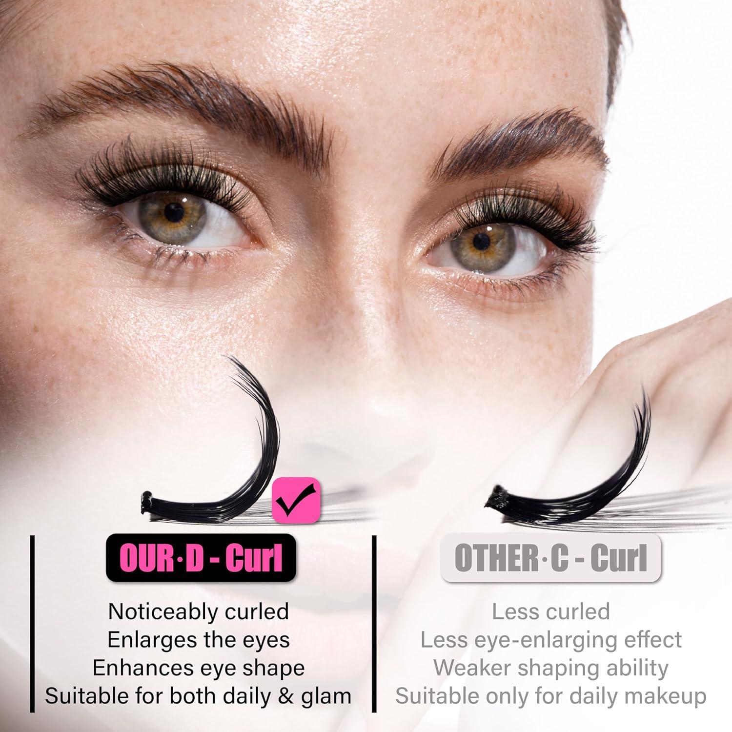 Pestañas Autoadhesivas Reutilizables AJEAJE 72 Piezas 3D