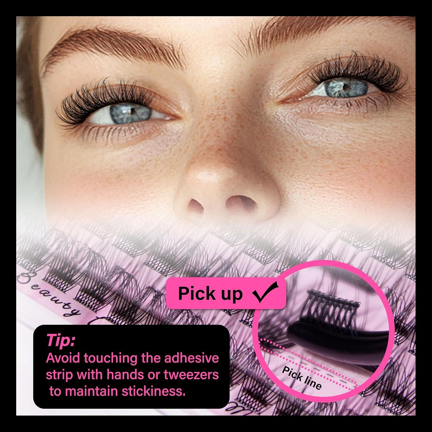 Pestañas Autoadhesivas Reutilizables AJEAJE 72 Piezas 3D