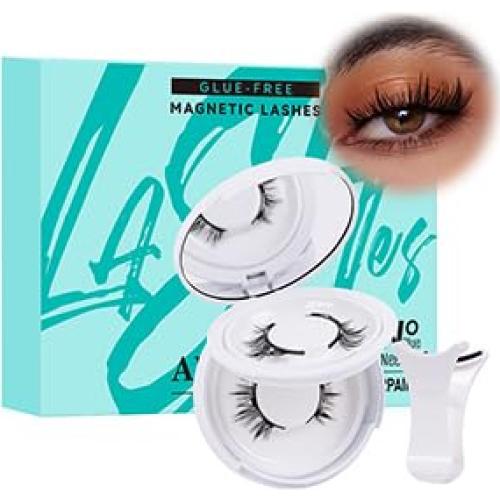 Kit de Pestañas Magnéticas AMZGIRL - 2 Pares Reutilizables