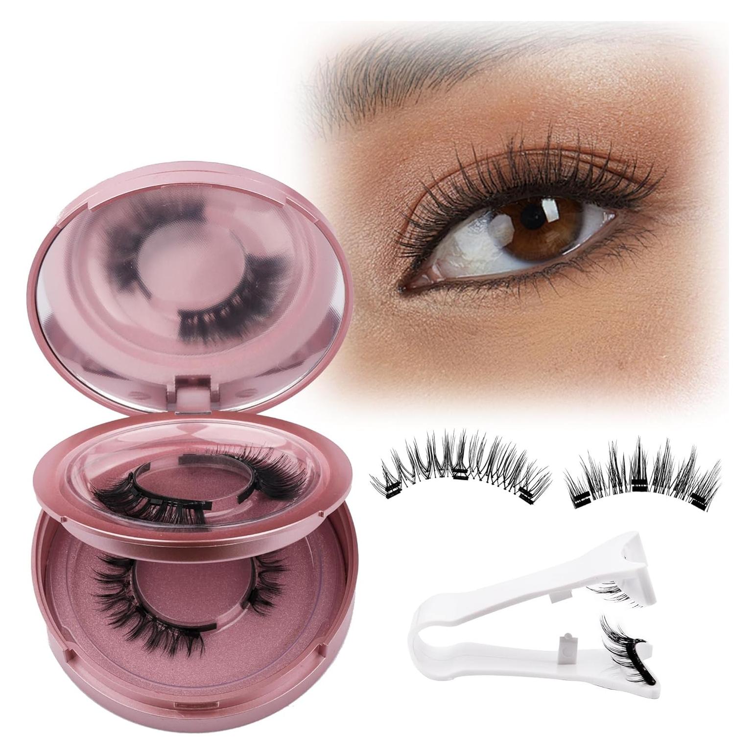 Pestañas Magnéticas GEMERRY Kit 2 Pares con Aplicador