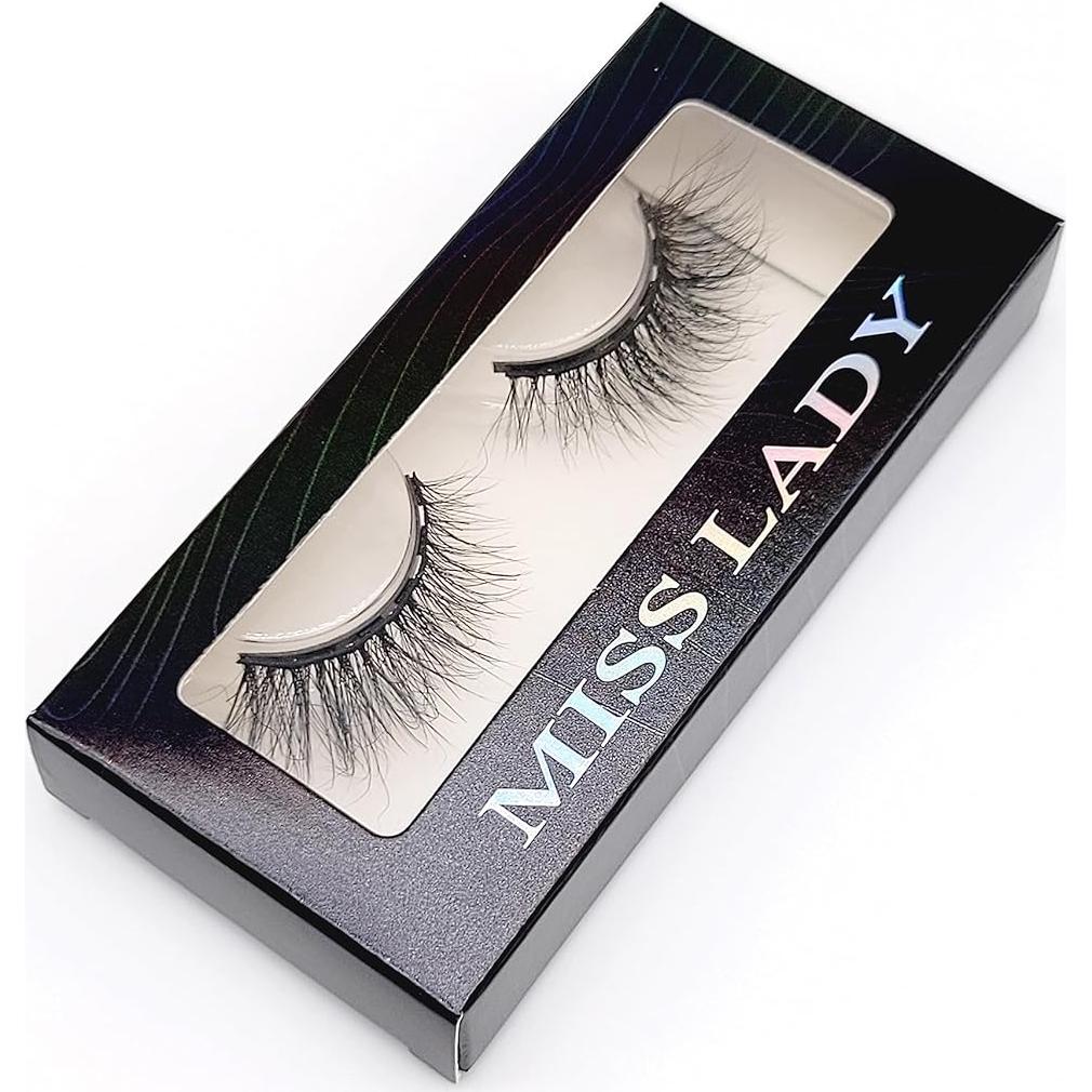 Pestañas Magnéticas Misslady 16mm 3D Pelo de Visón Real